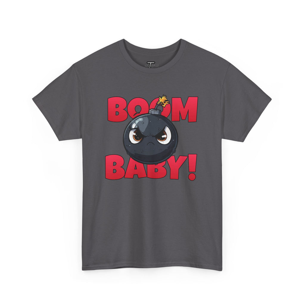 "Boom Baby!" Retro Cartoon Bomb Graphic Tee