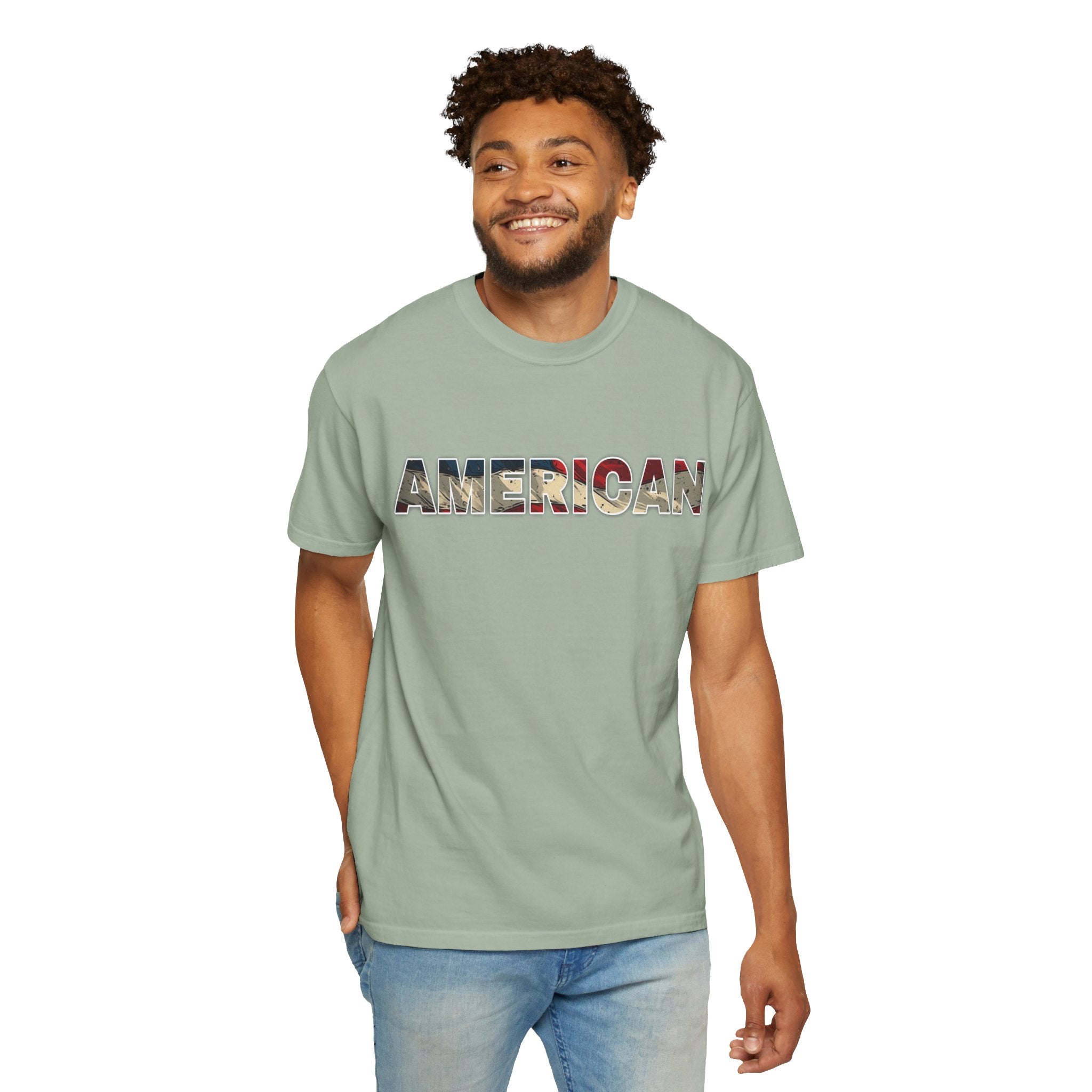 'AMERICAN' Patriotic Graphic Tee