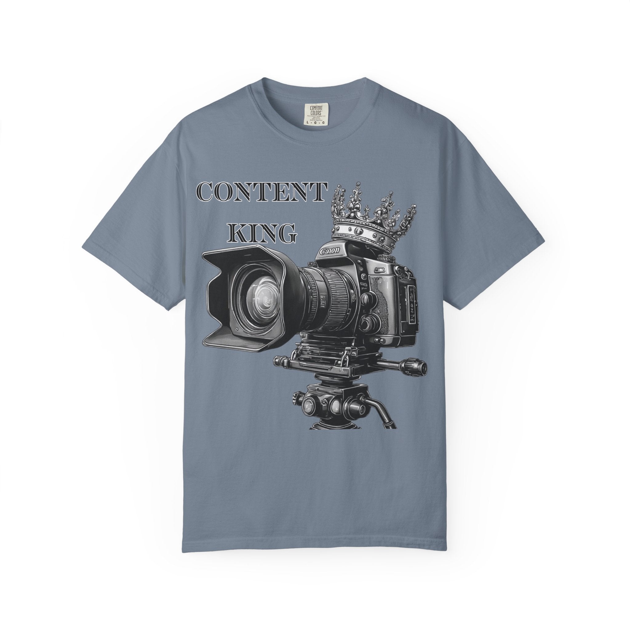 "Content King" Camera Graphic Tee