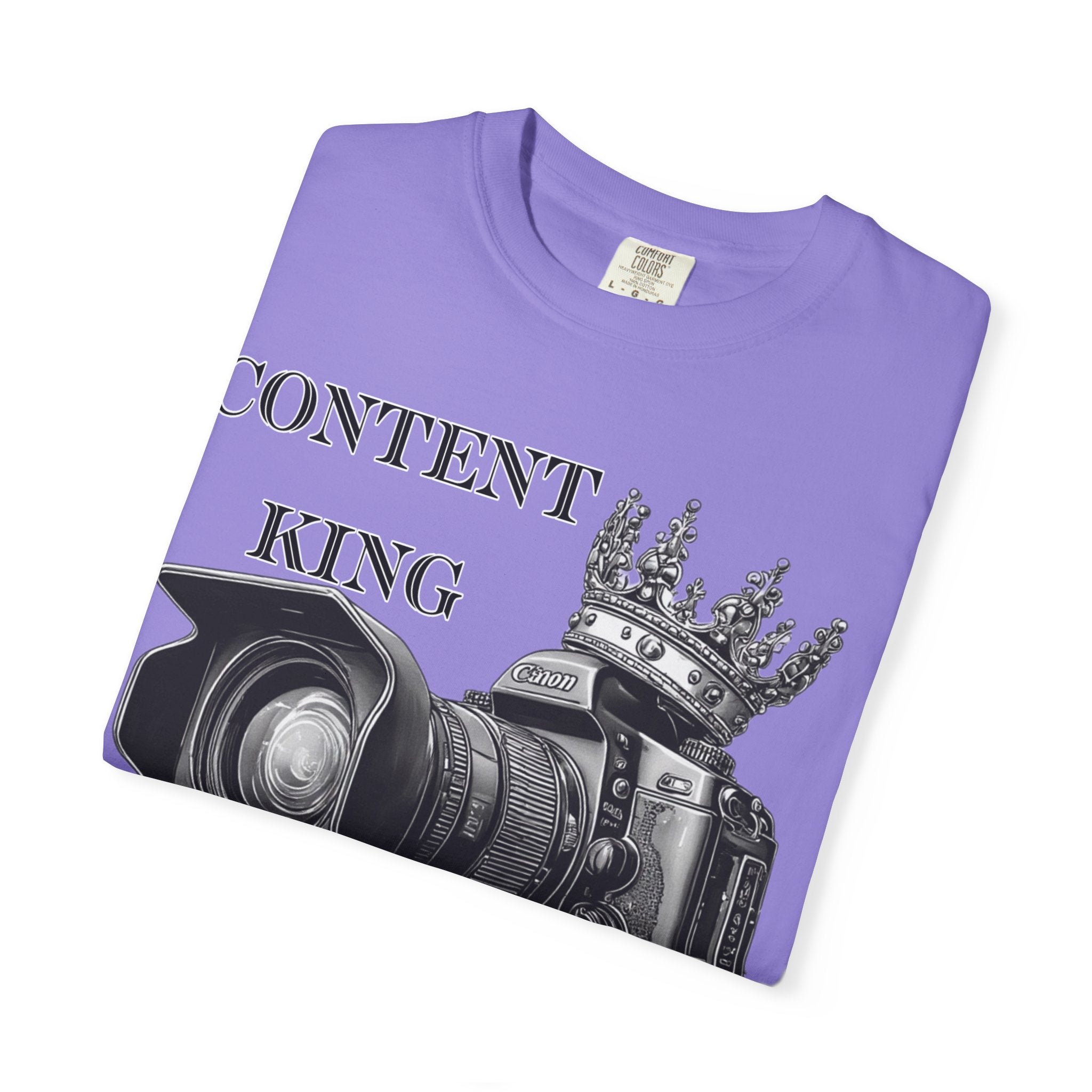 "Content King" Camera Graphic Tee
