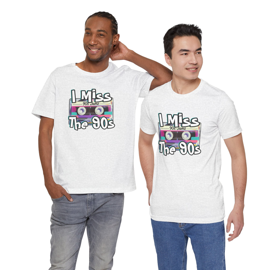 "I Miss The 90s" Retro Cassette Nostalgia Graphic Tee