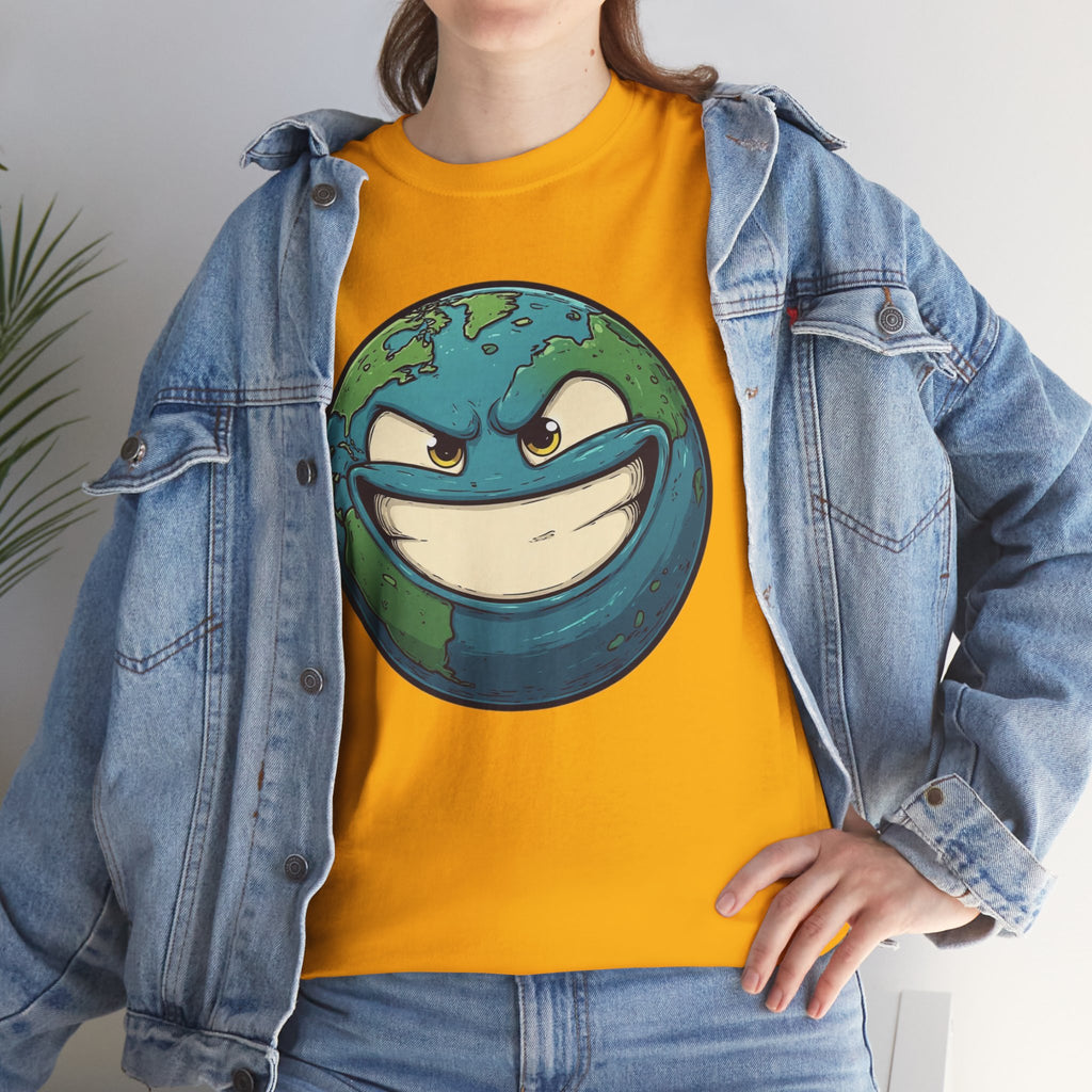 "Smirking Earth" Graphic Tee