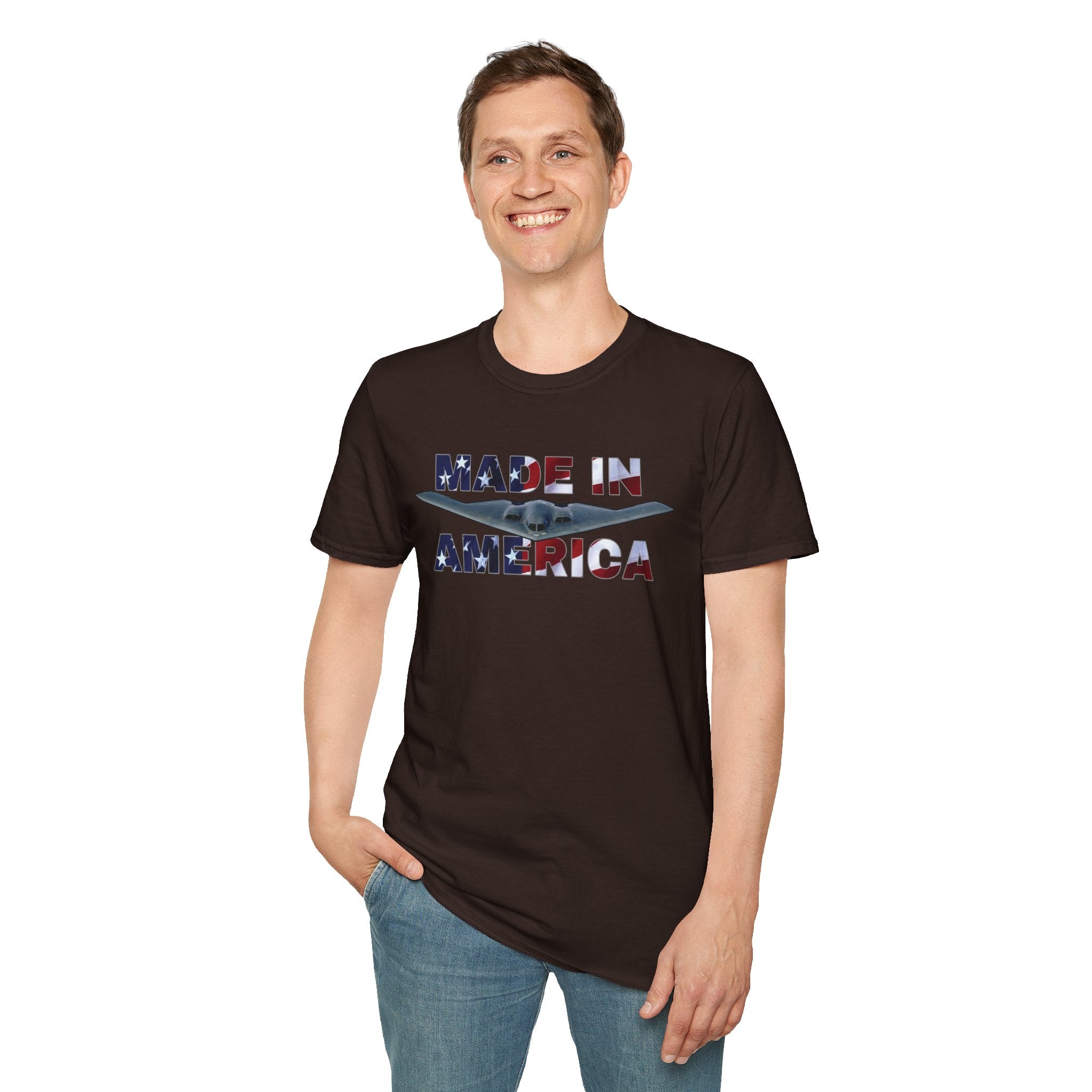 "Made In America" B2 Bomber America 250 Graphic Tee