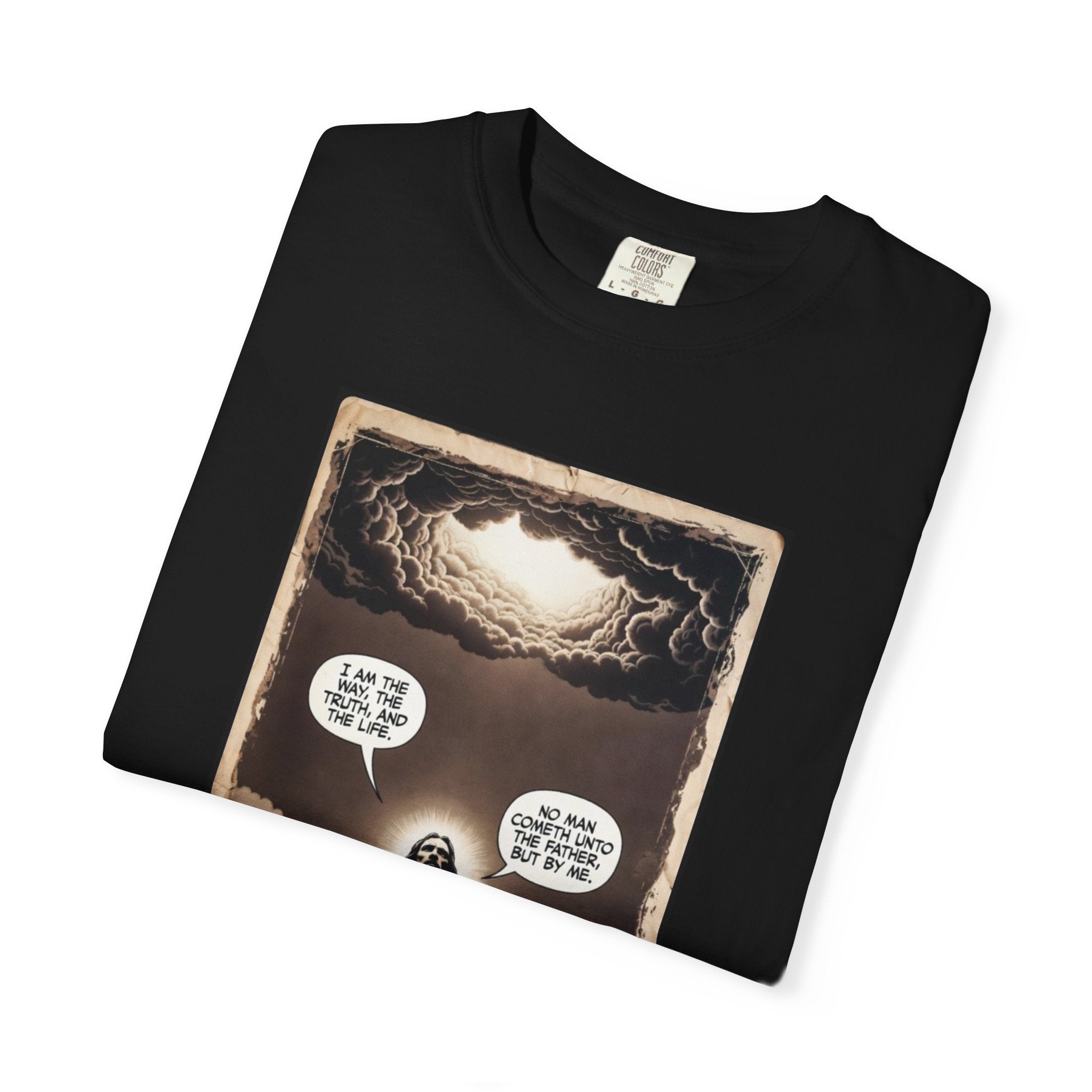 Jesus Comic Panel "I Am The Way" Graphic Tee