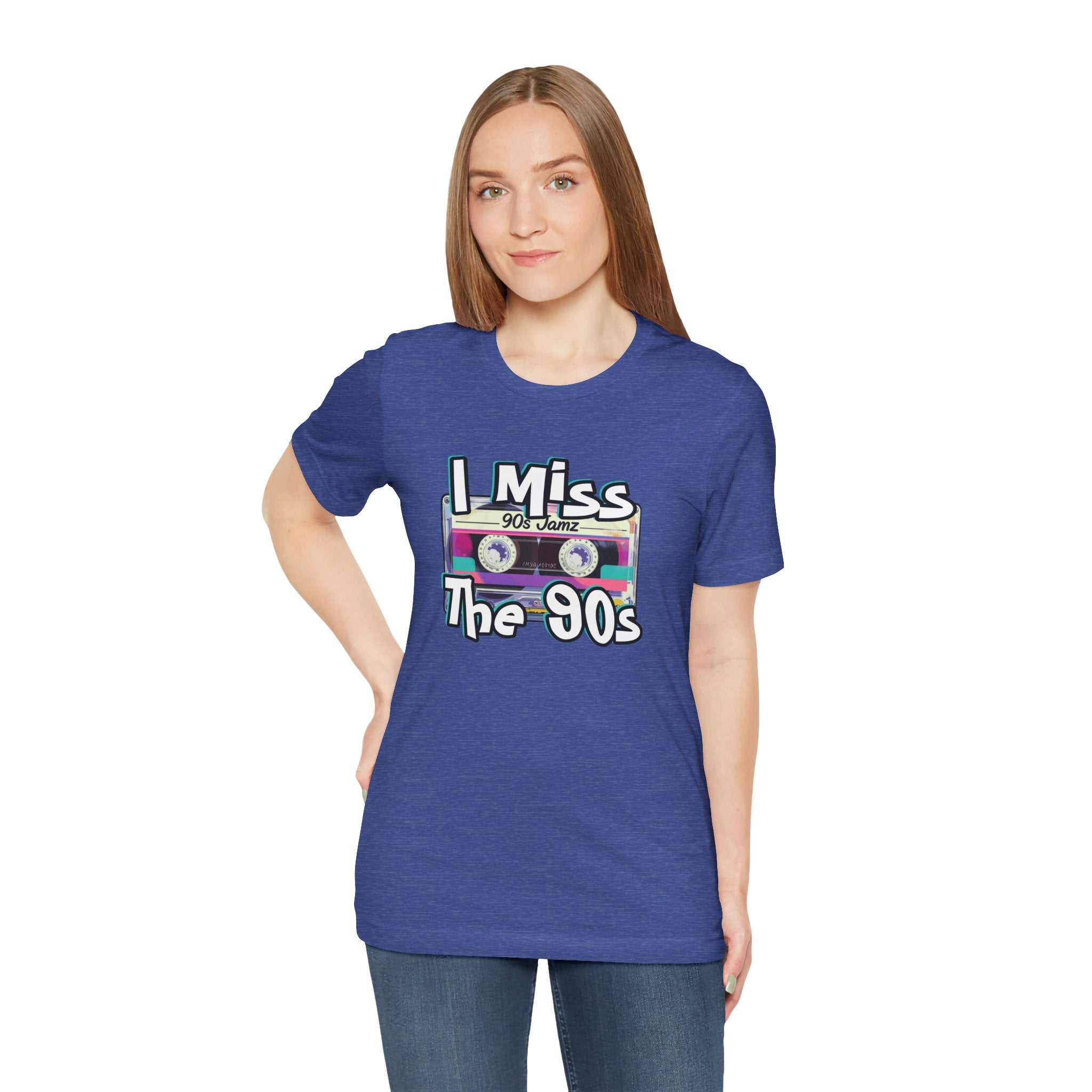"I Miss The 90s" Retro Cassette Nostalgia Graphic Tee