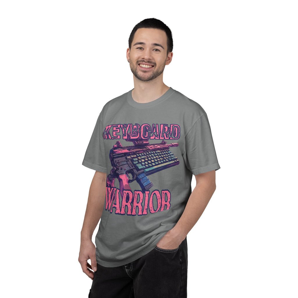 "Keyboard Warrior" Pink Graphic Tee