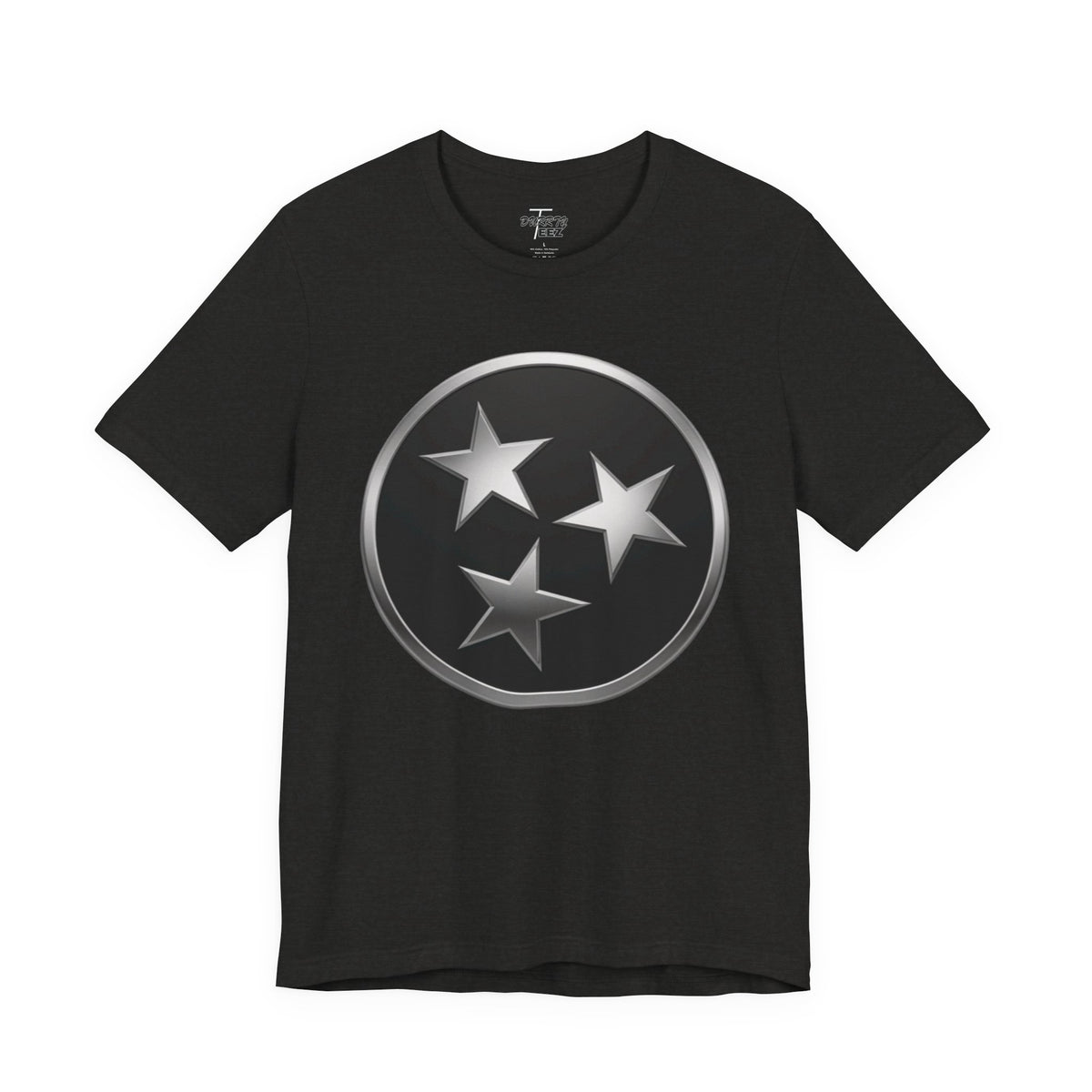 "Tennessee Pride" Metallic Black State Emblem Graphic Tee
