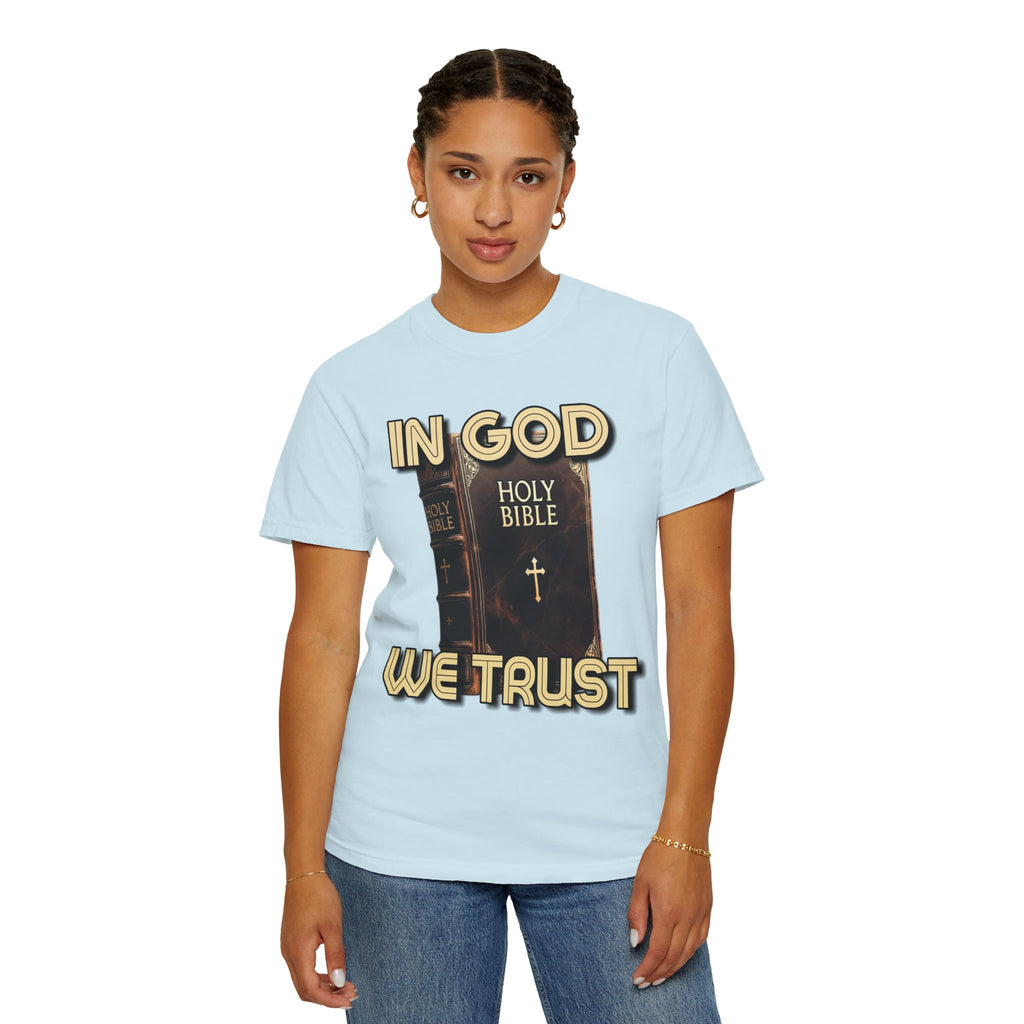 "In God We Trust" Faith Graphic Tee