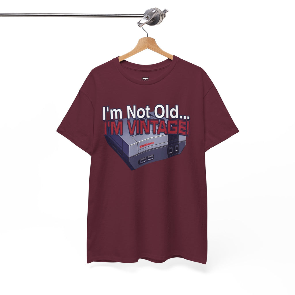 "I'm Not Old... I'm Vintage" Retro Gaming T-Shirt