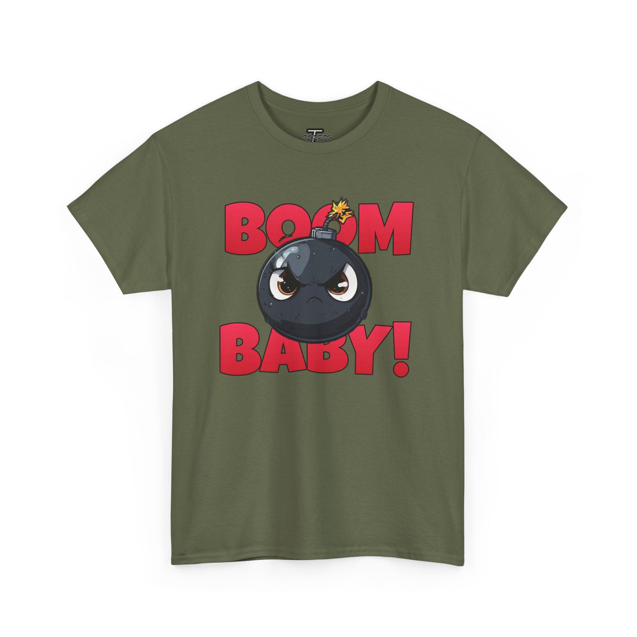 "Boom Baby!" Retro Cartoon Bomb Graphic Tee