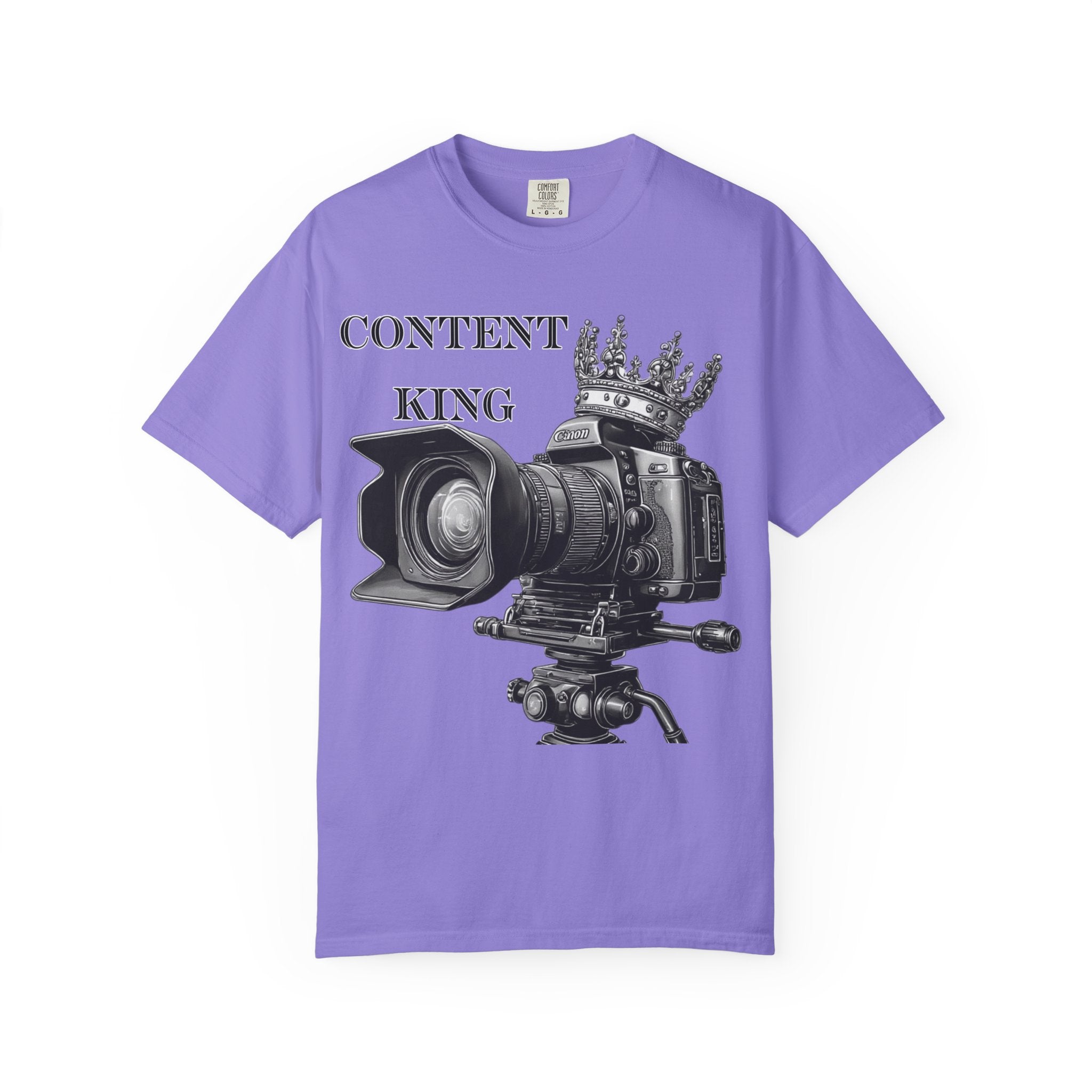 "Content King" Camera Graphic Tee