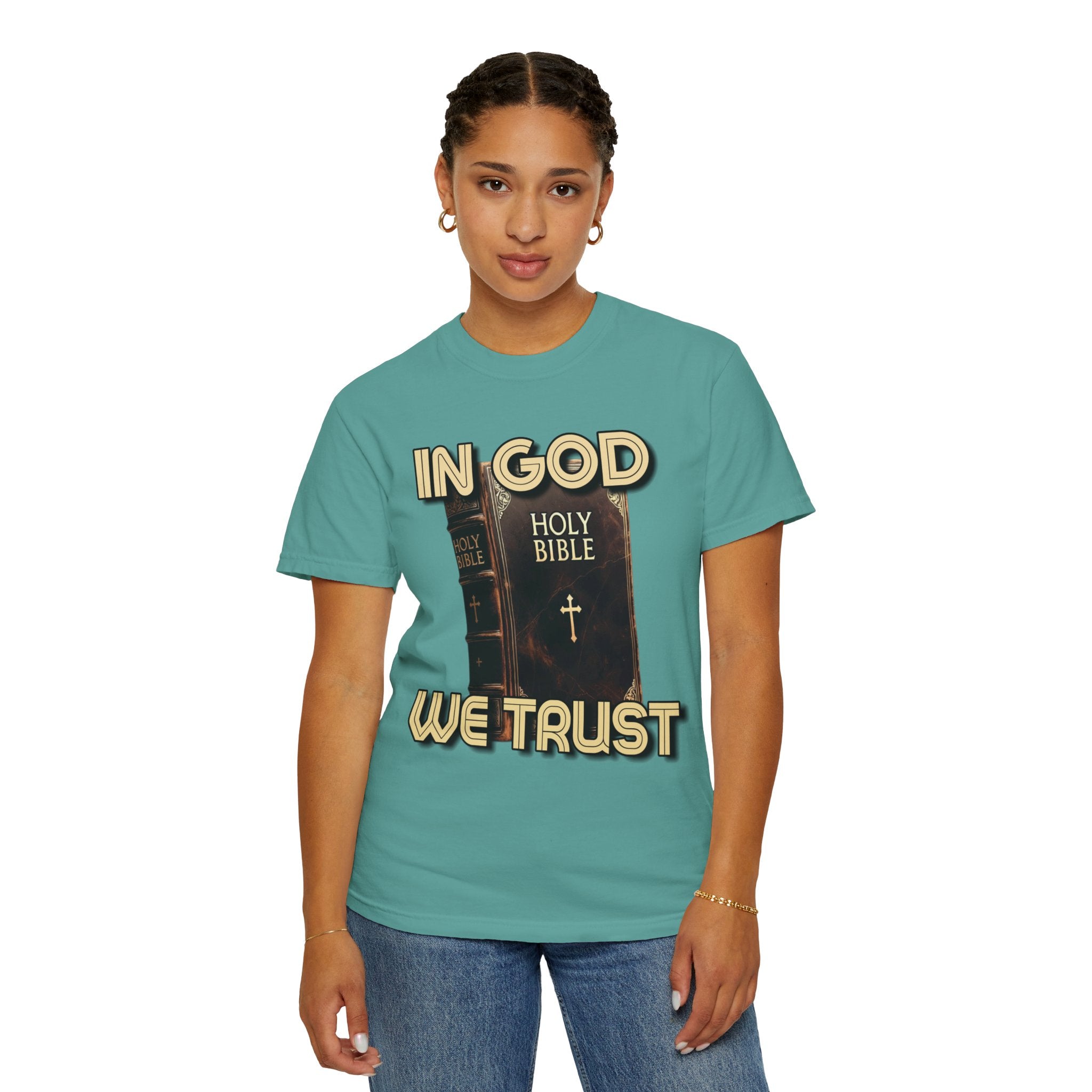 "In God We Trust" Faith Graphic Tee