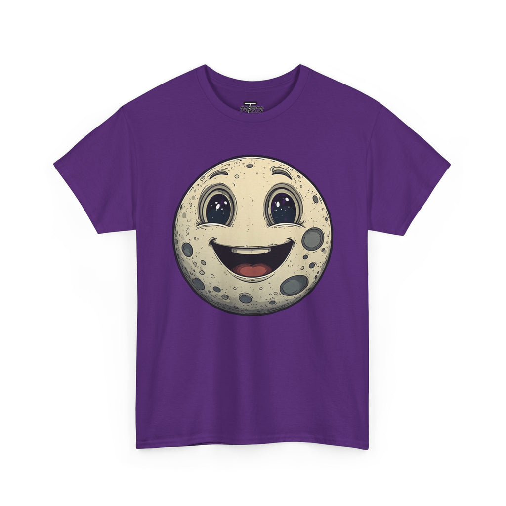 Happy Moonface T-Shirt — Cute Vintage Moon