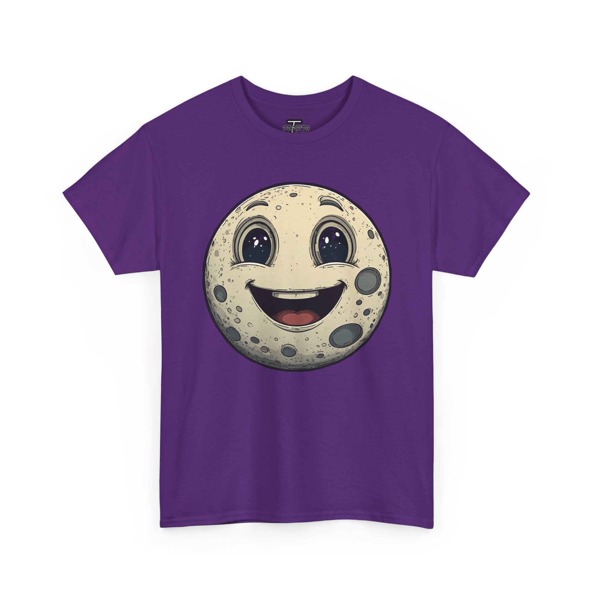 Happy Moonface T-Shirt — Cute Vintage Moon