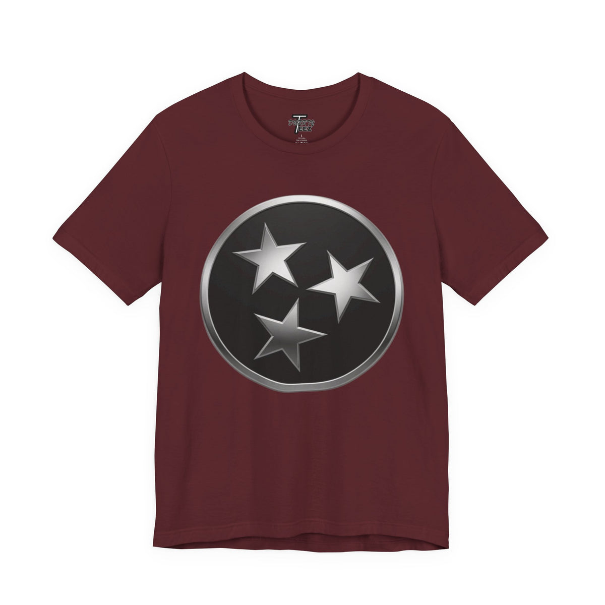 "Tennessee Pride" Metallic Black State Emblem Graphic Tee