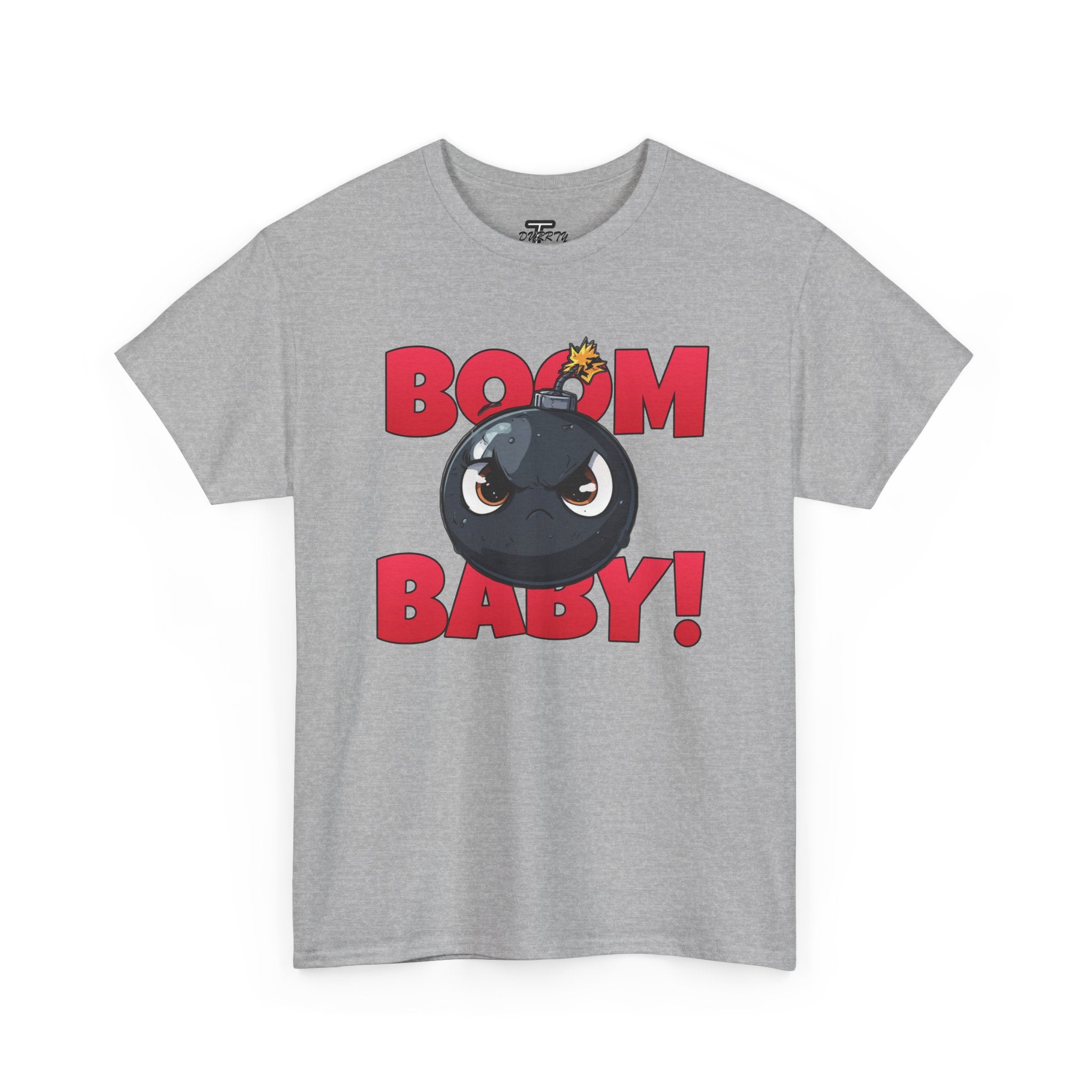 "Boom Baby!" Retro Cartoon Bomb Graphic Tee