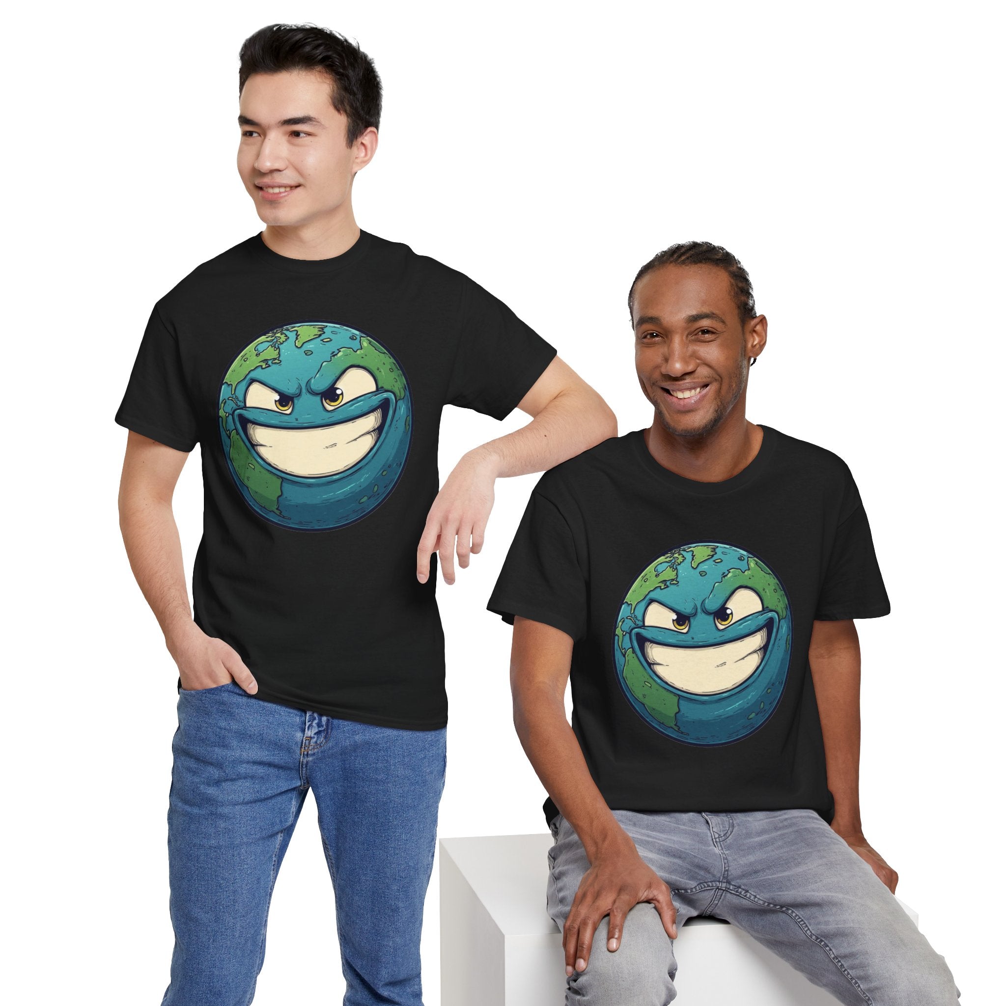 "Smirking Earth" Graphic Tee