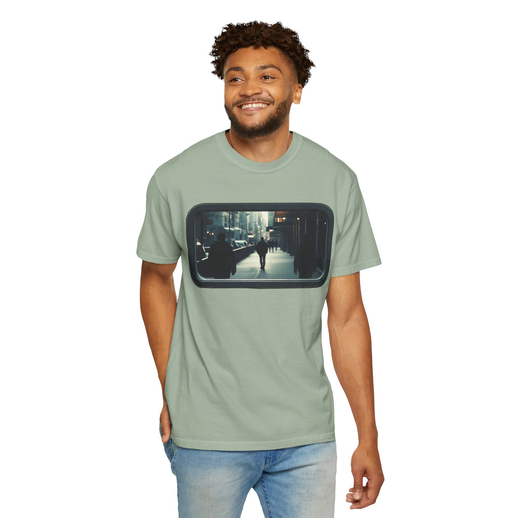 "Outside My Window" Urban Night Commuter Graphic Tee