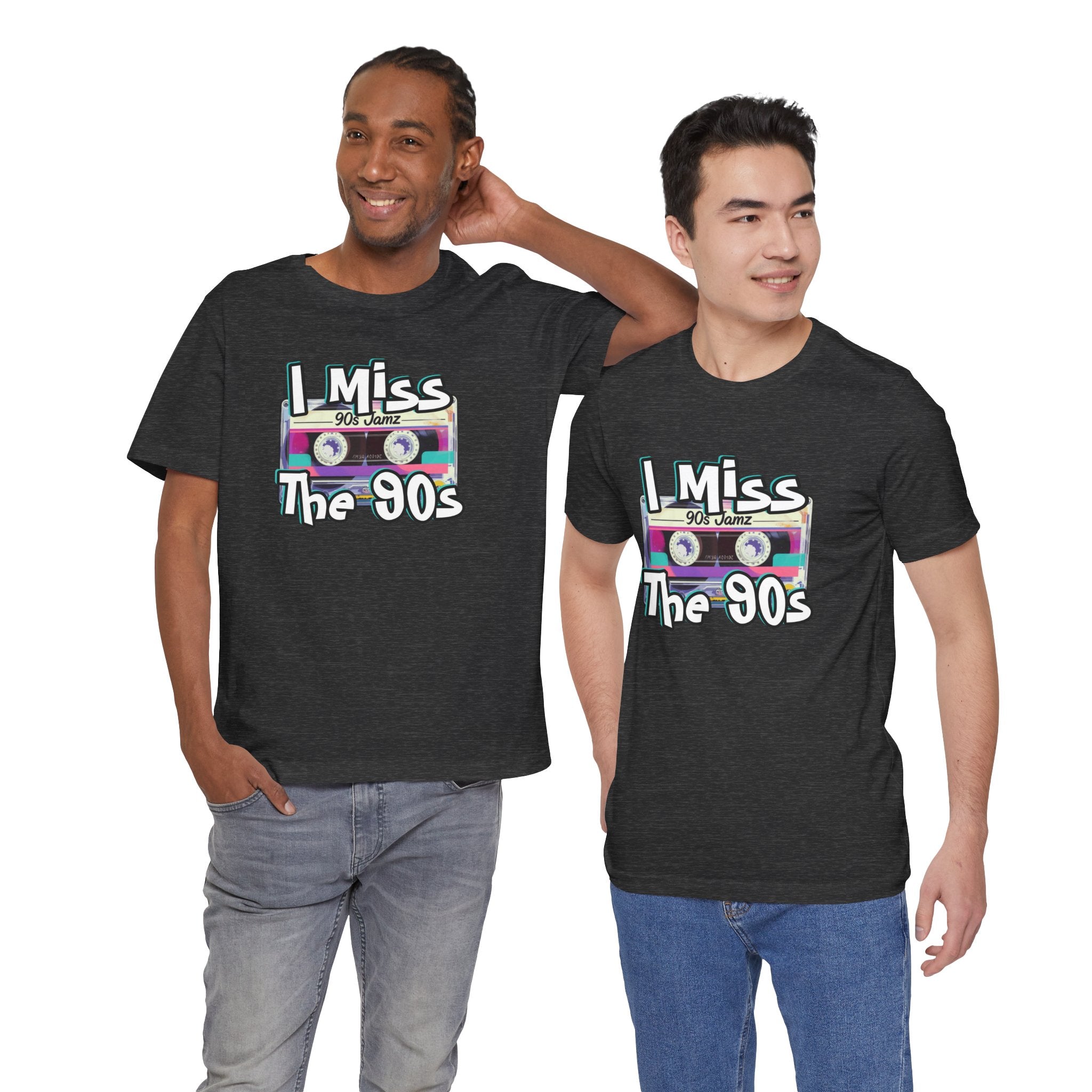 "I Miss The 90s" Retro Cassette Nostalgia Graphic Tee
