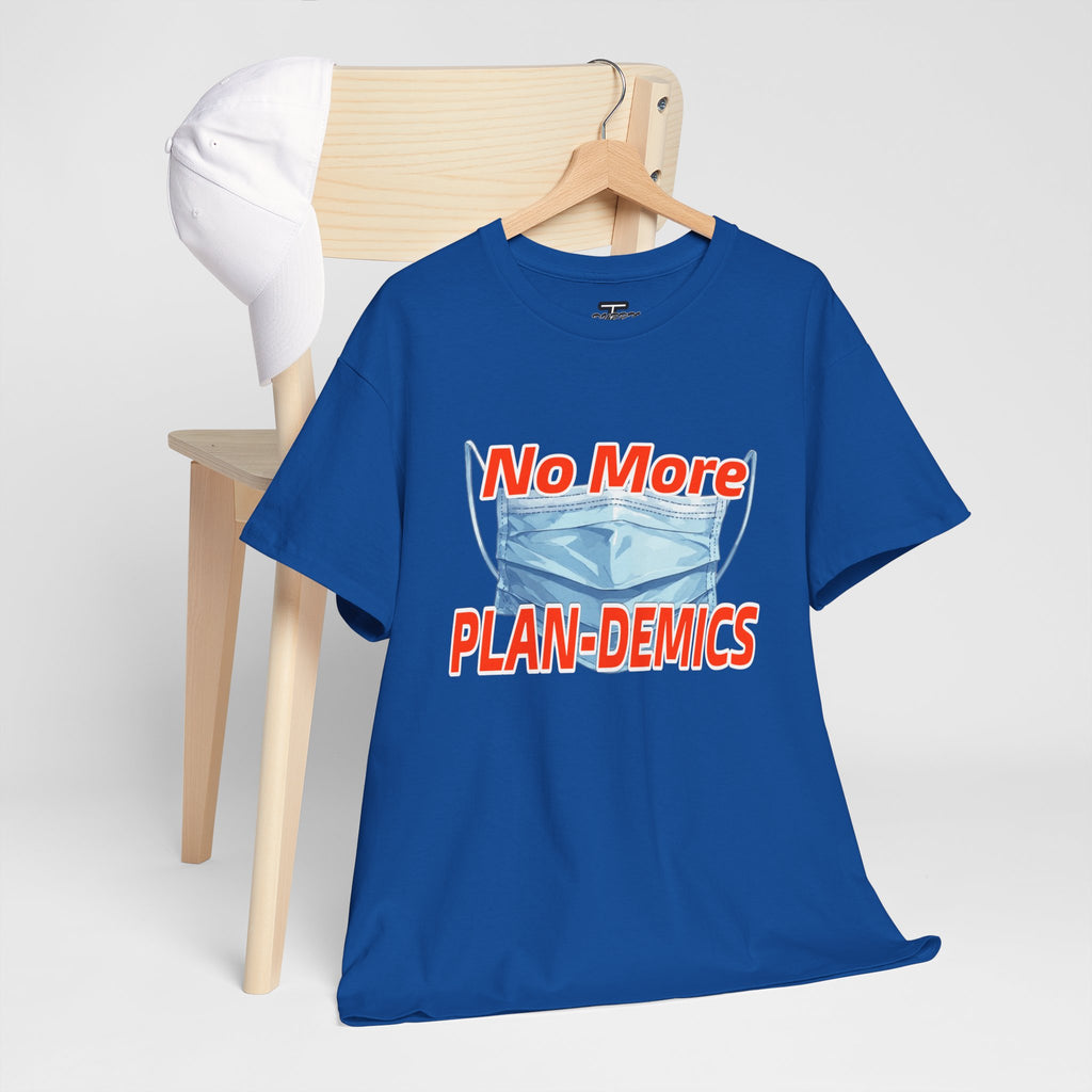 "No More PLAN-DEMICS" Mask Protest Graphic Tee