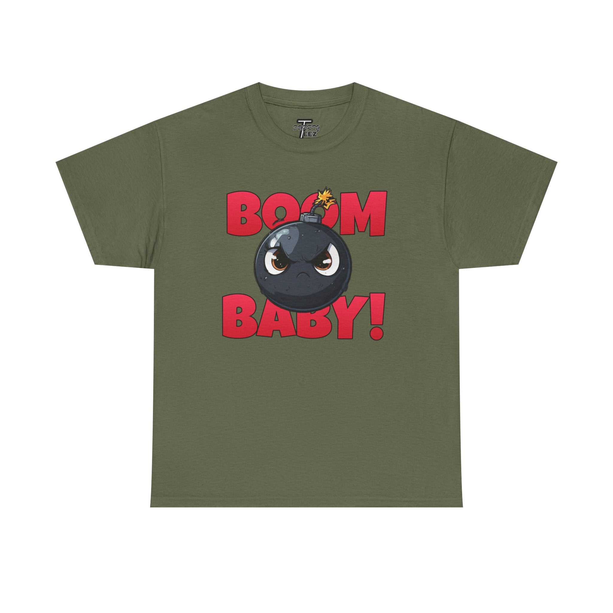 "Boom Baby!" Retro Cartoon Bomb Graphic Tee