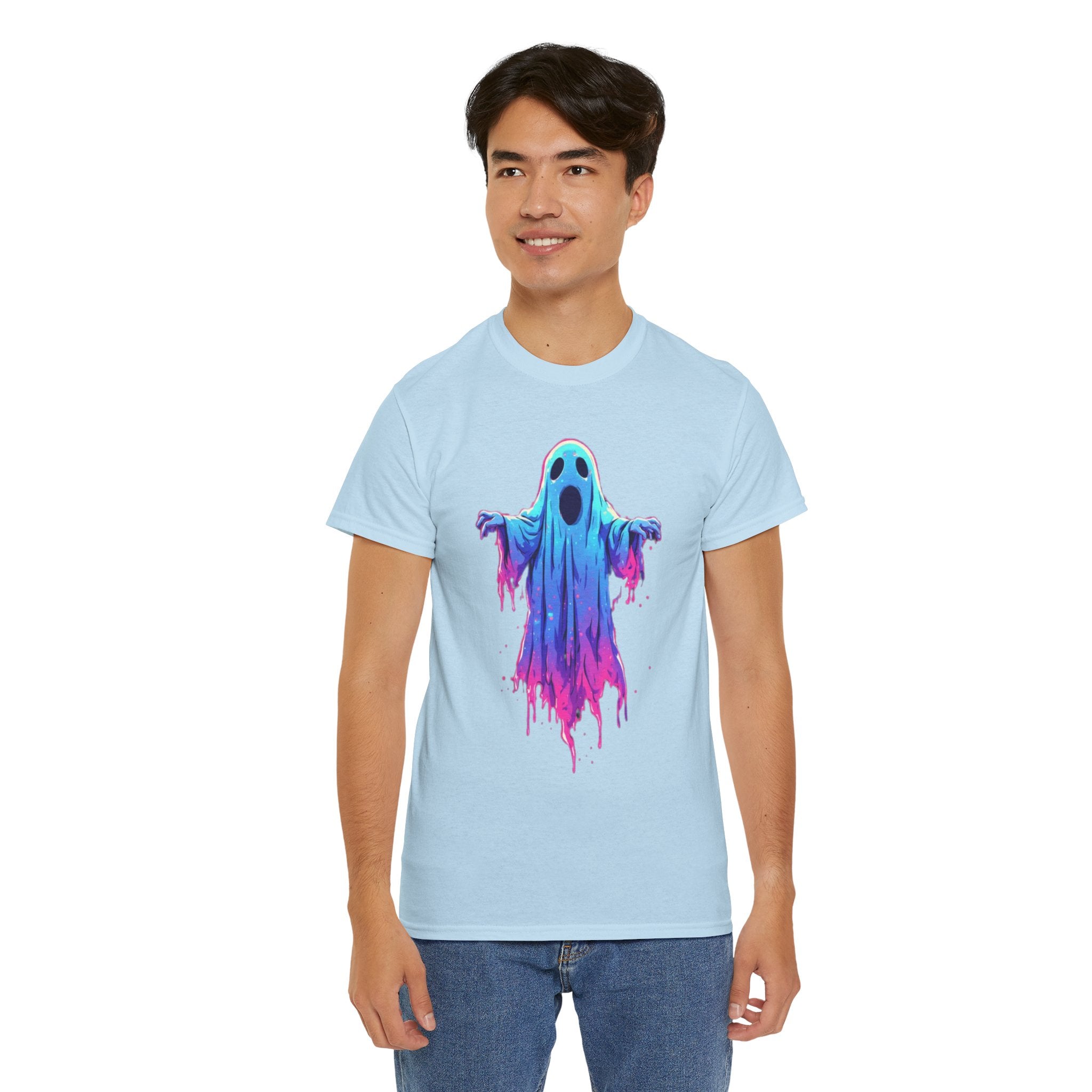 "Ghost Drip" Neon Ghost Graphic Tee