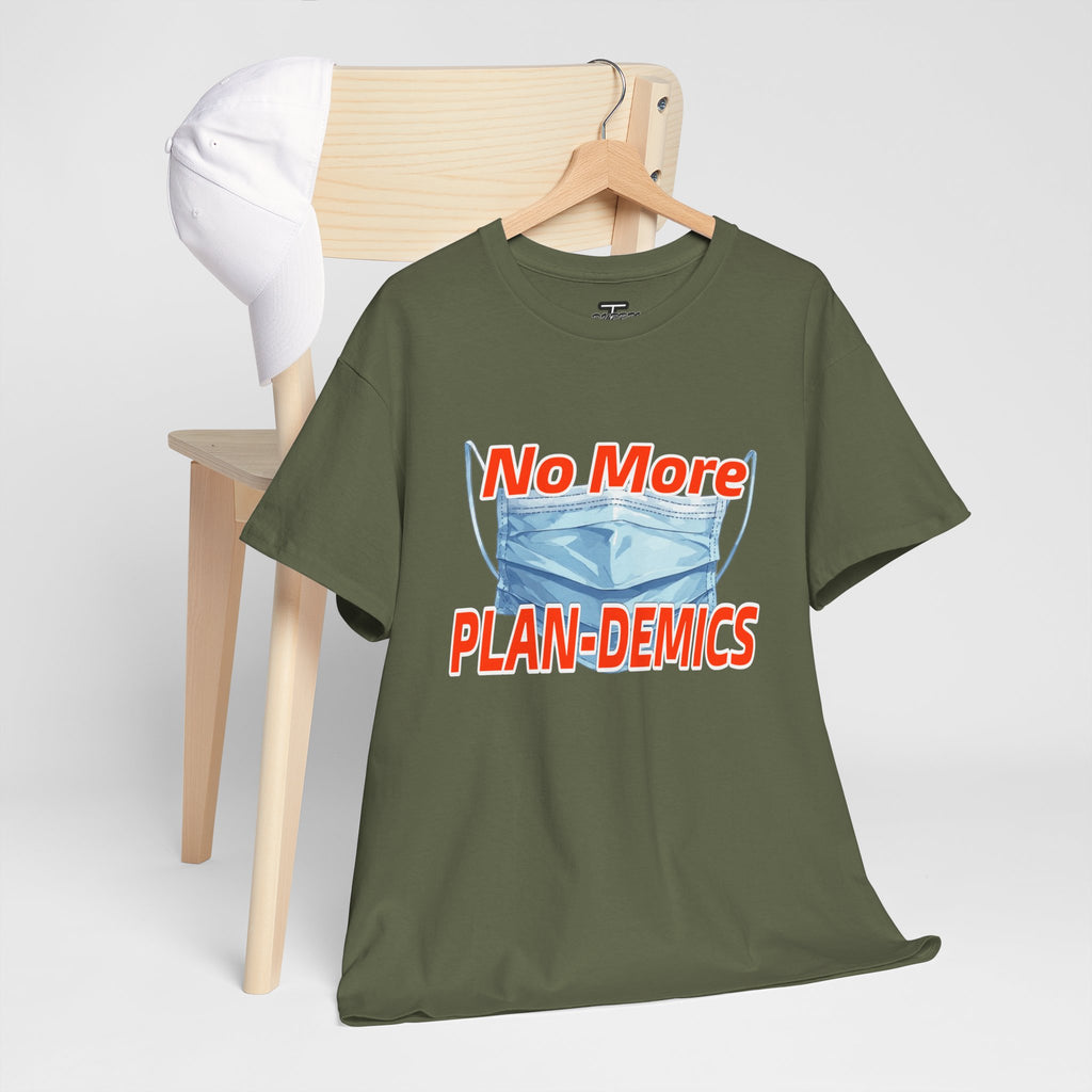 "No More PLAN-DEMICS" Mask Protest Graphic Tee