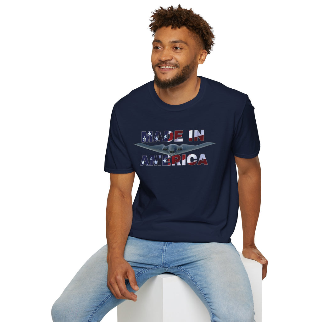 "Made In America" B2 Bomber America 250 Graphic Tee