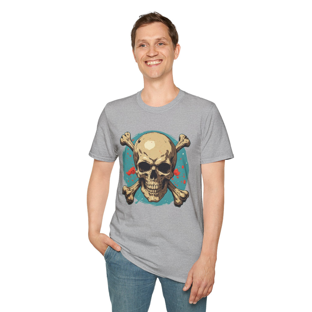 "Skull & Crossbones" Retro Pirate Skull Graphic Tee