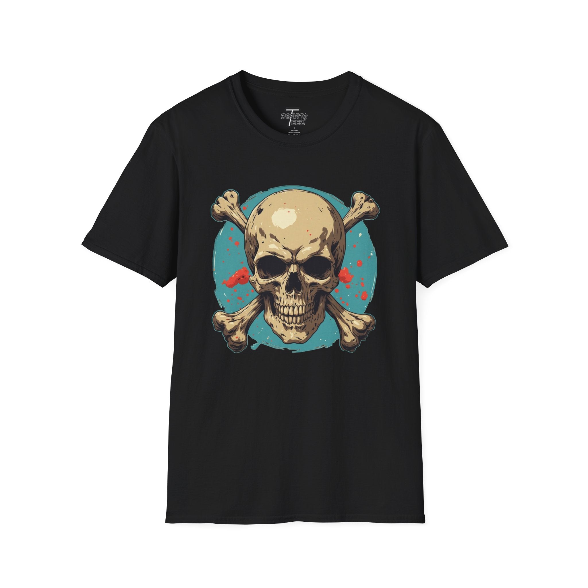"Skull & Crossbones" Retro Pirate Skull Graphic Tee