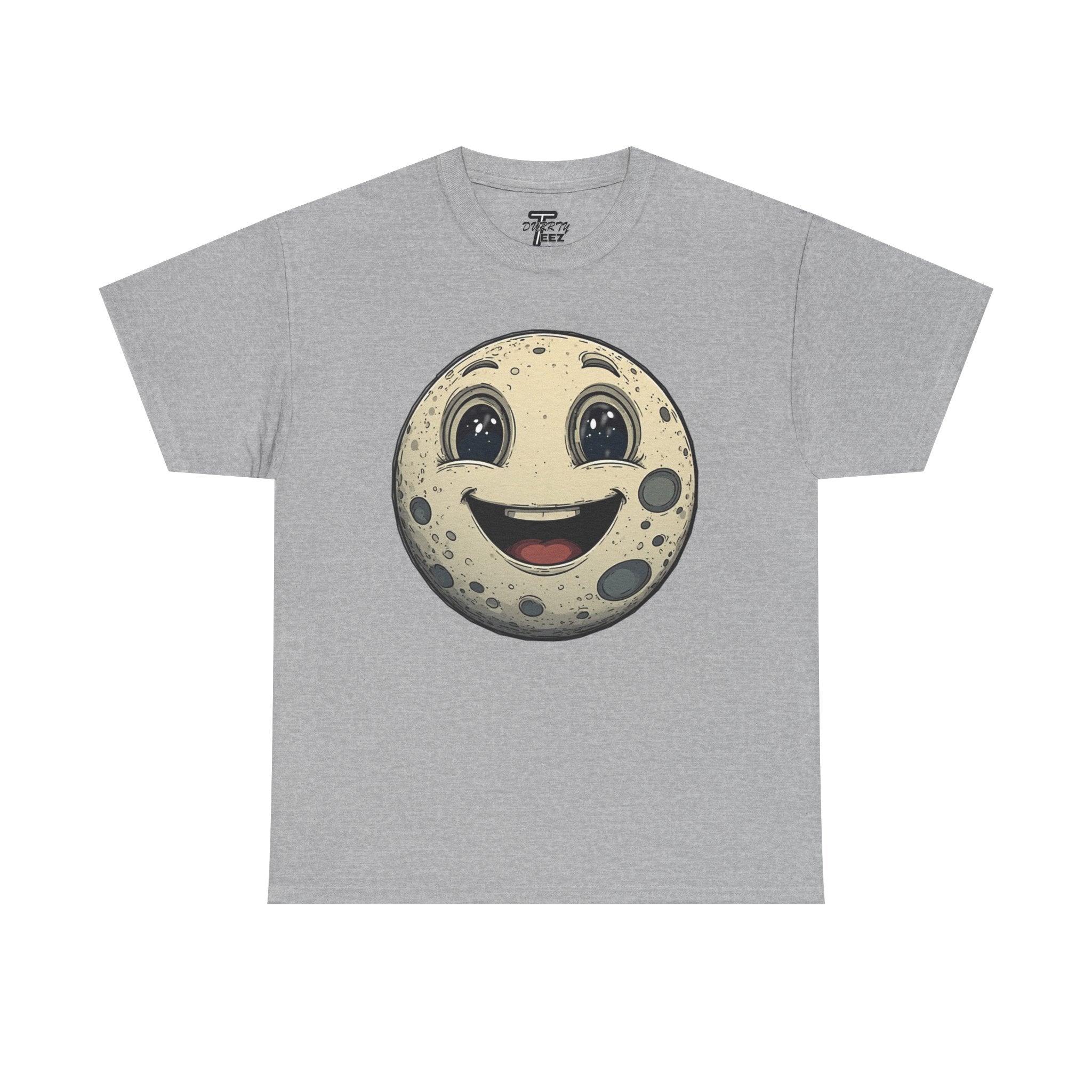Happy Moonface T-Shirt — Cute Vintage Moon