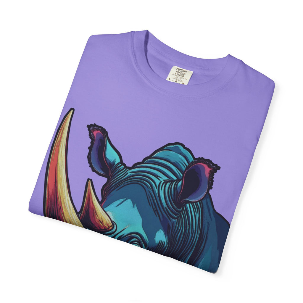 "Rhino Head" Graphic T-Shirt — Bold Animal