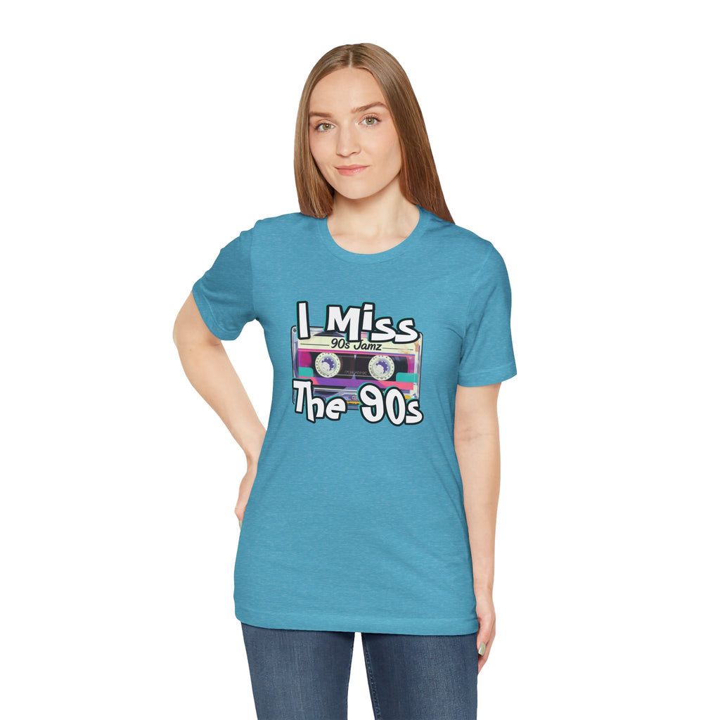"I Miss The 90s" Retro Cassette Nostalgia Graphic Tee