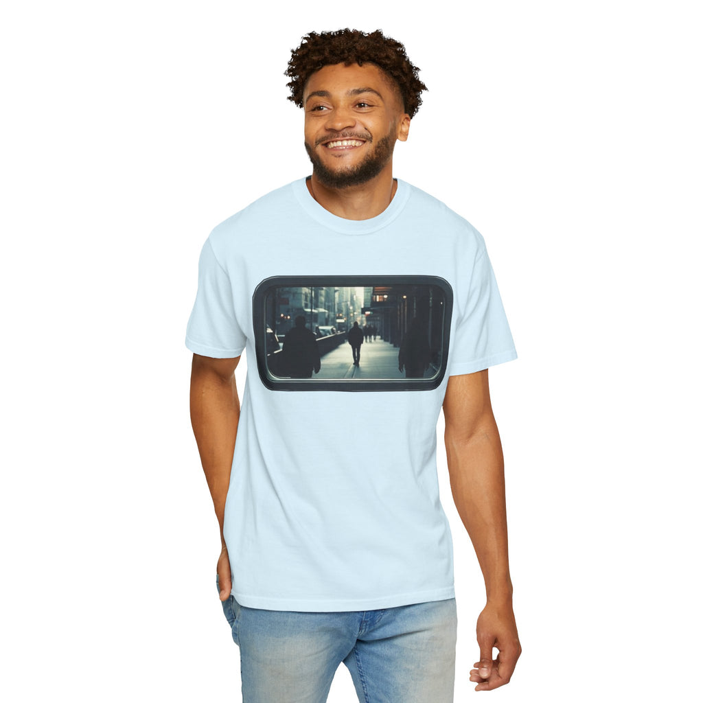 "Outside My Window" Urban Night Commuter Graphic Tee