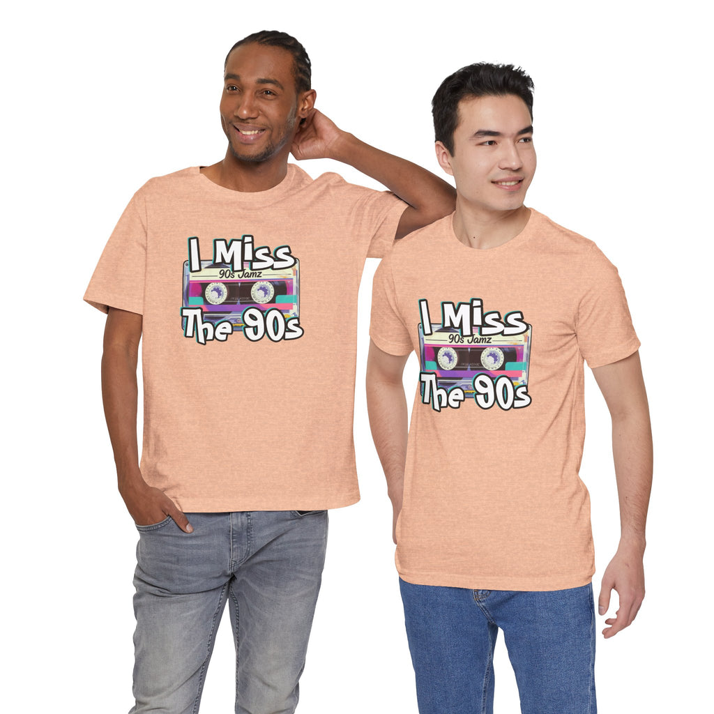 "I Miss The 90s" Retro Cassette Nostalgia Graphic Tee