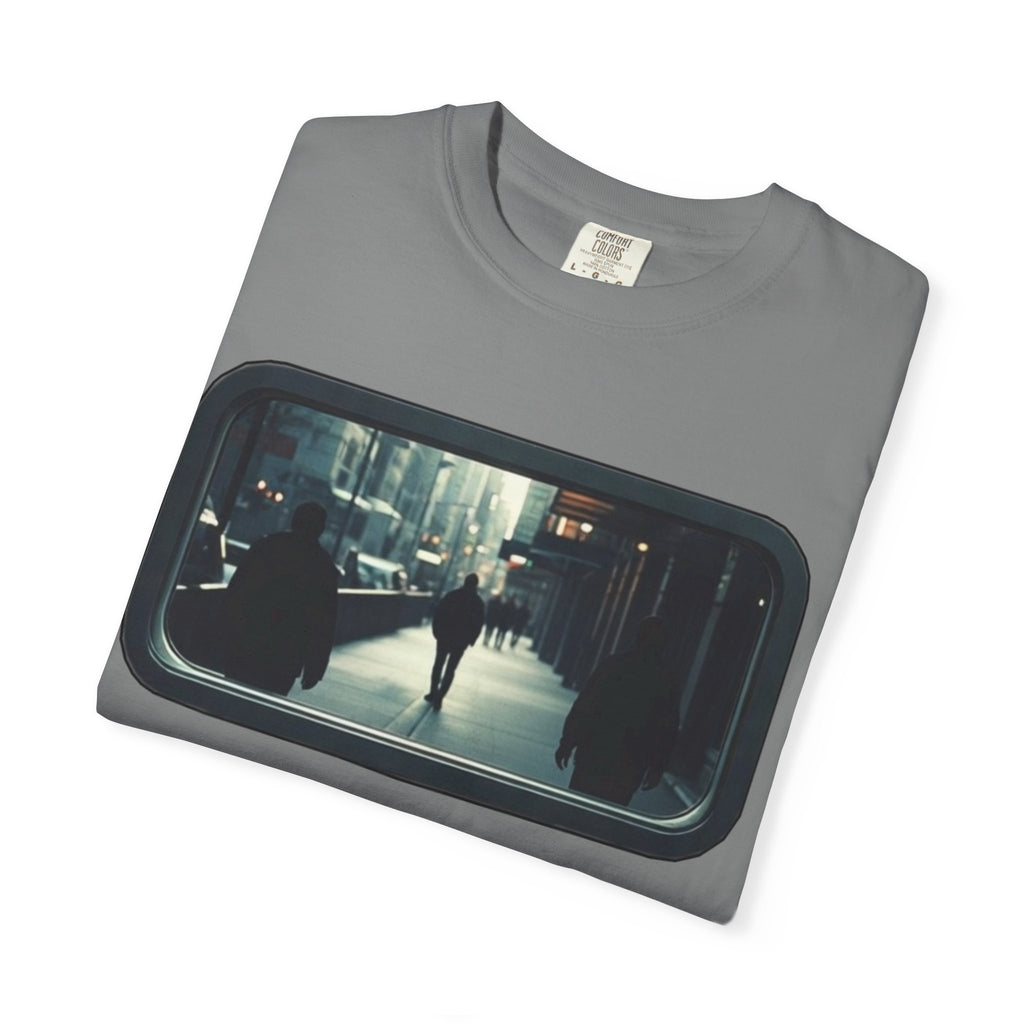 "Outside My Window" Urban Night Commuter Graphic Tee
