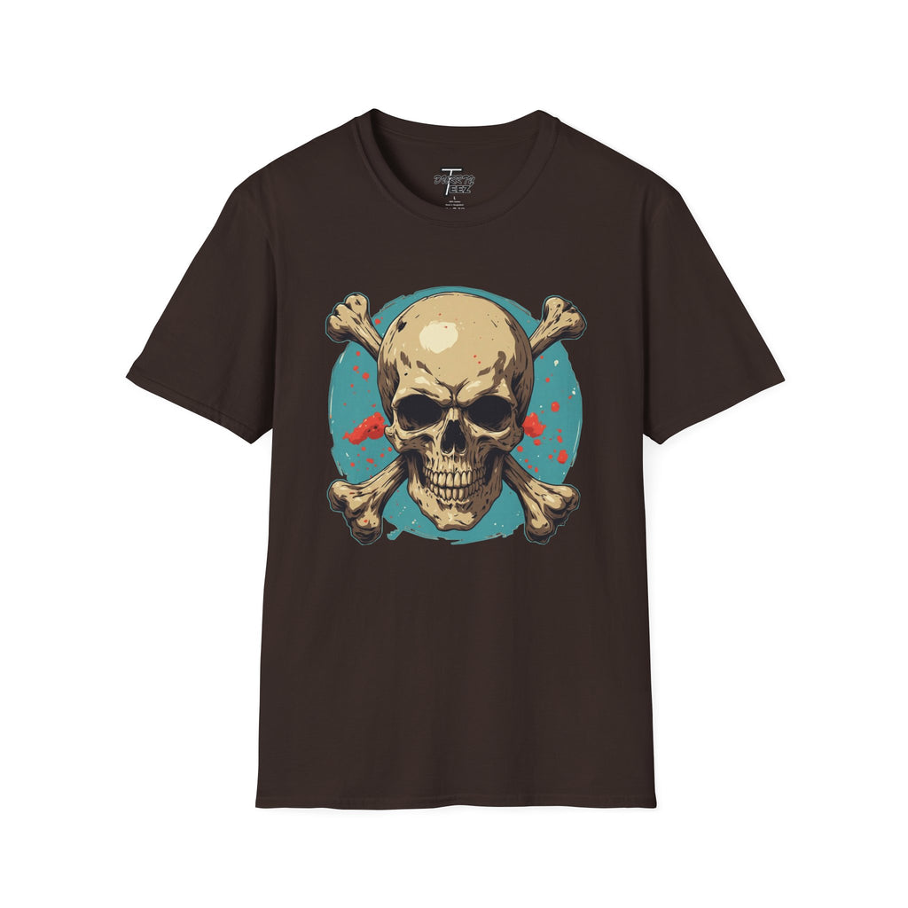 "Skull & Crossbones" Retro Pirate Skull Graphic Tee