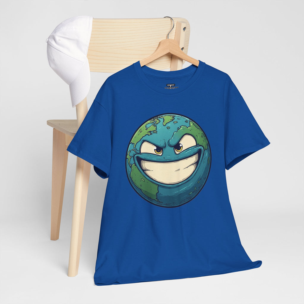 "Smirking Earth" Graphic Tee