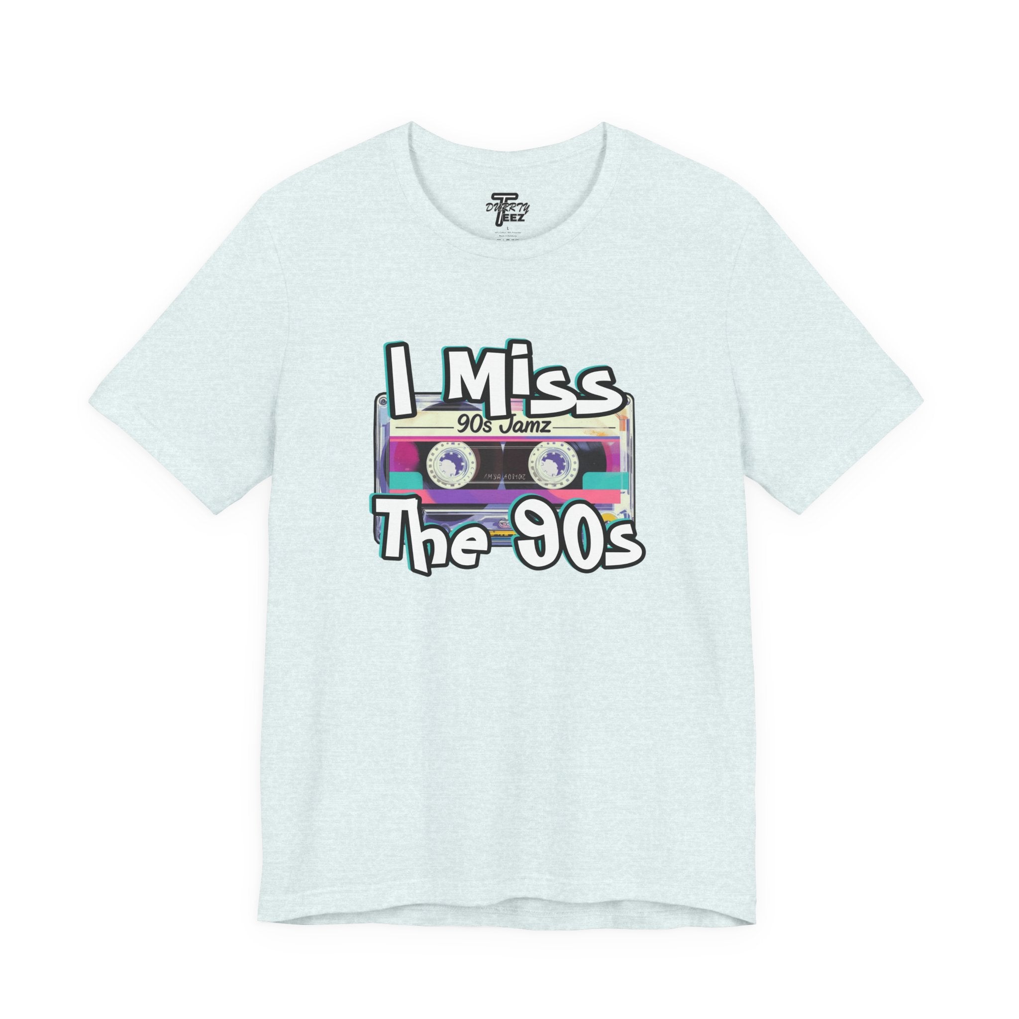 "I Miss The 90s" Retro Cassette Nostalgia Graphic Tee