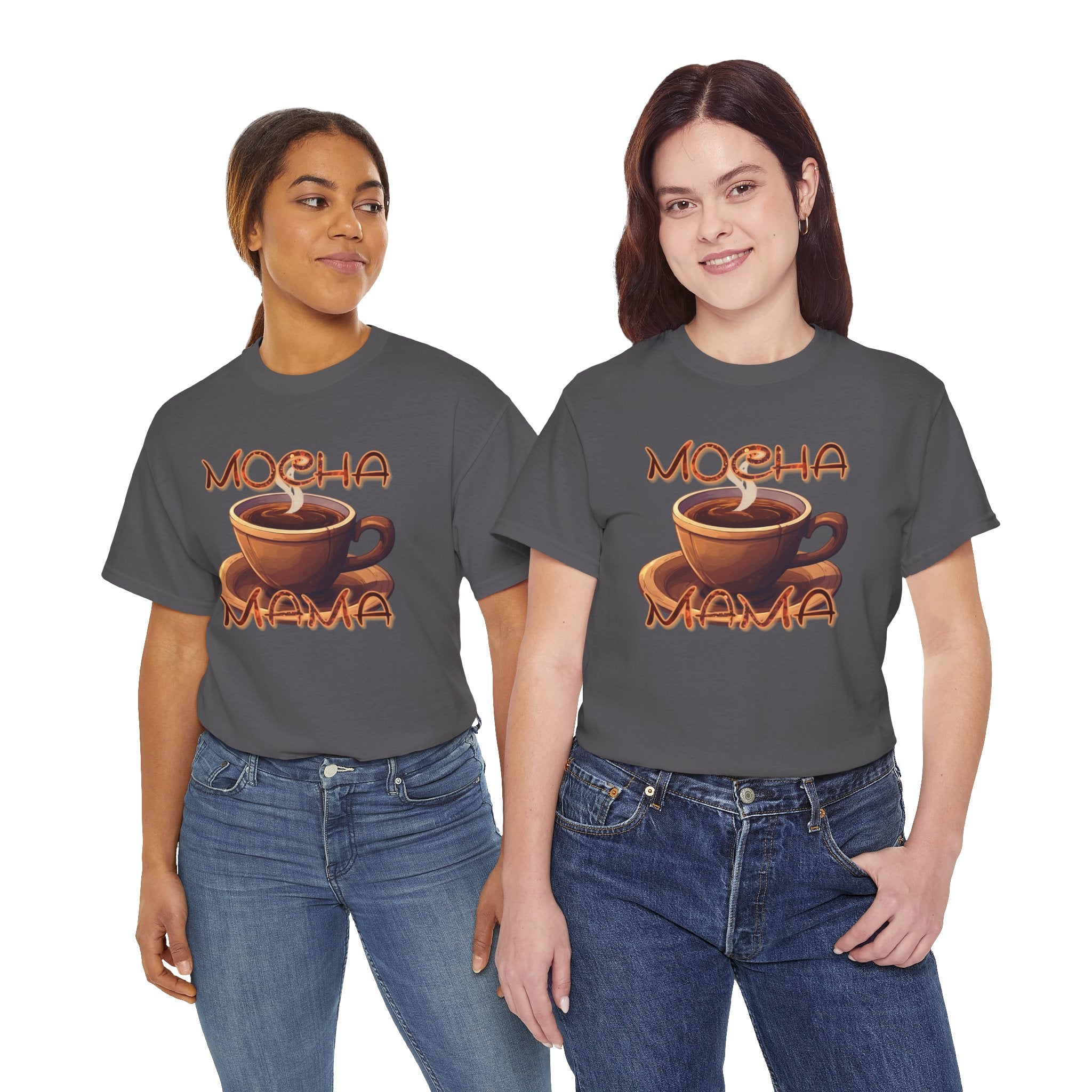 "Mocha Mama" — Coffee Lover Graphic Tee
