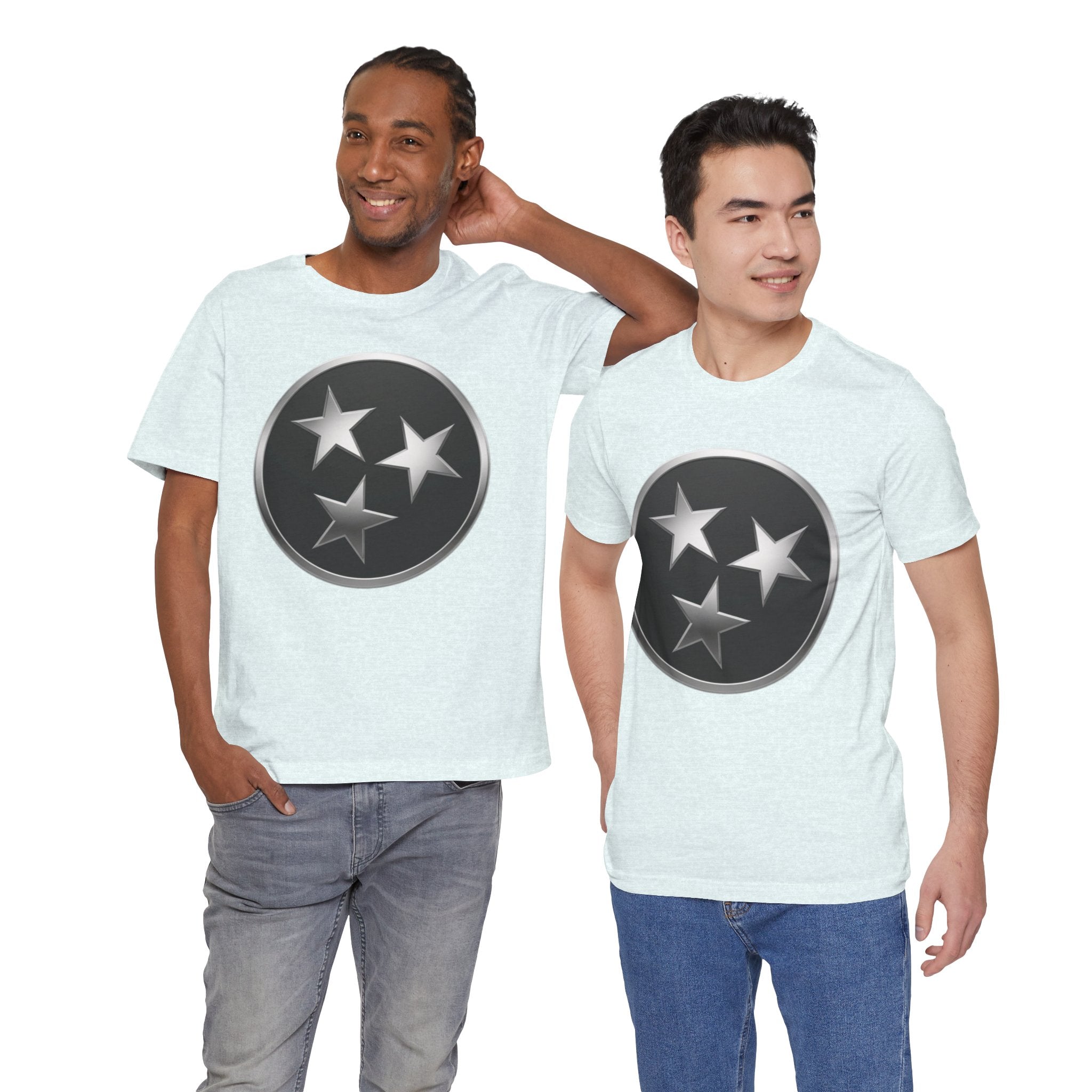 "Tennessee Pride" Metallic Black State Emblem Graphic Tee