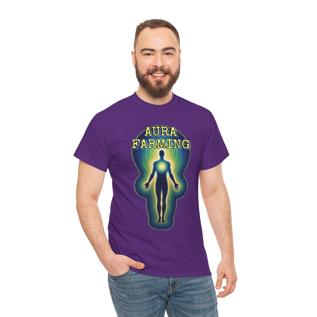 "Aura Farming" — Spiritual Energy Graphic Tee