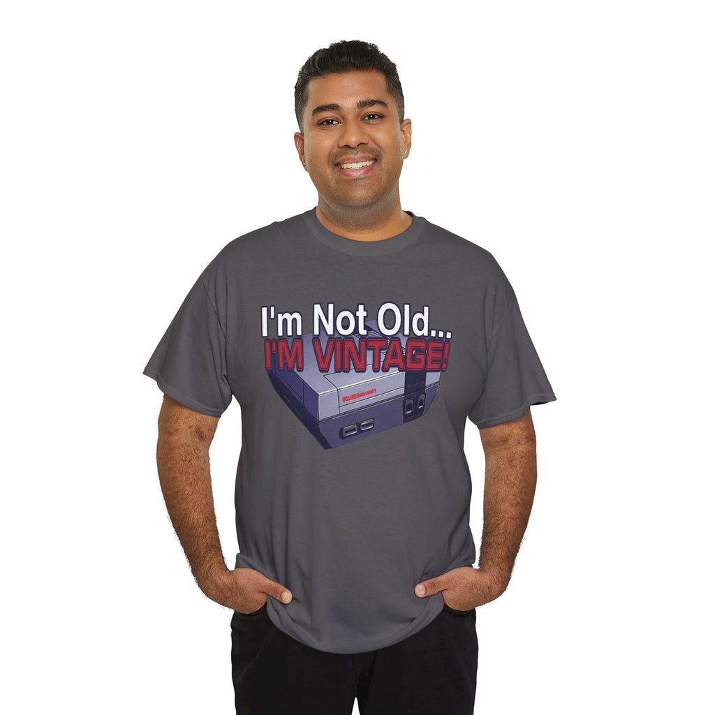 "I'm Not Old... I'm Vintage" Retro Gaming T-Shirt