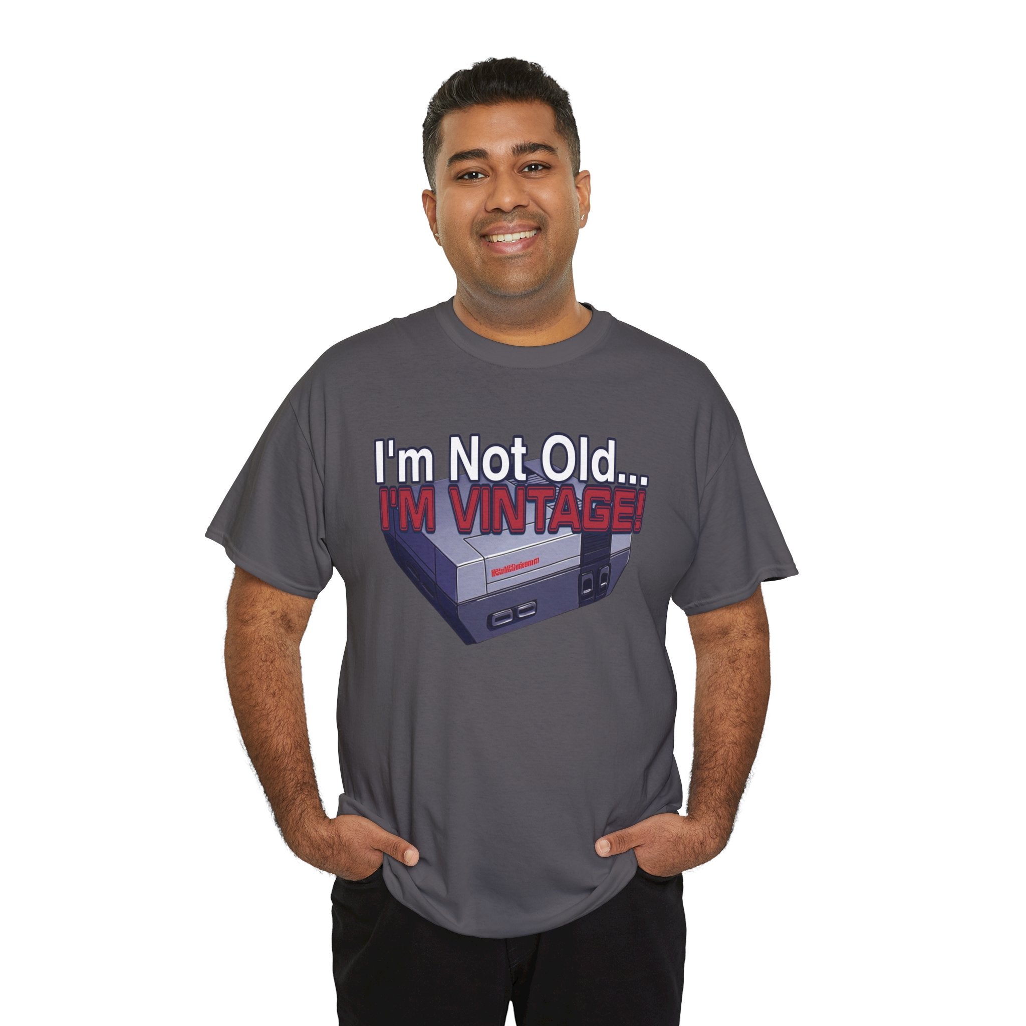 "I'm Not Old... I'm Vintage" Retro Gaming T-Shirt