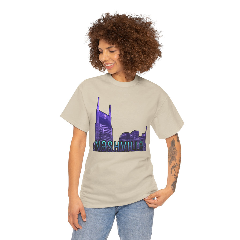 "Nashville Skyline" - Nashville Tennessee Graphic Tee