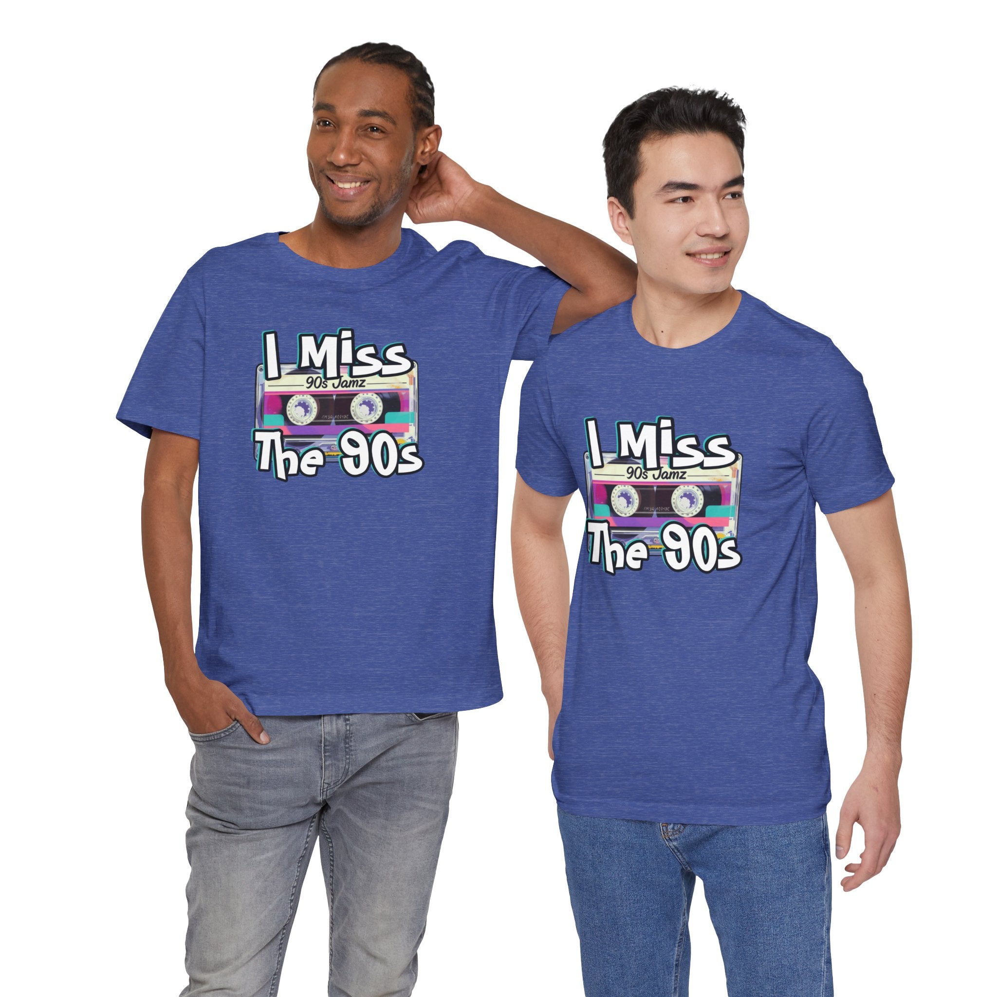 "I Miss The 90s" Retro Cassette Nostalgia Graphic Tee