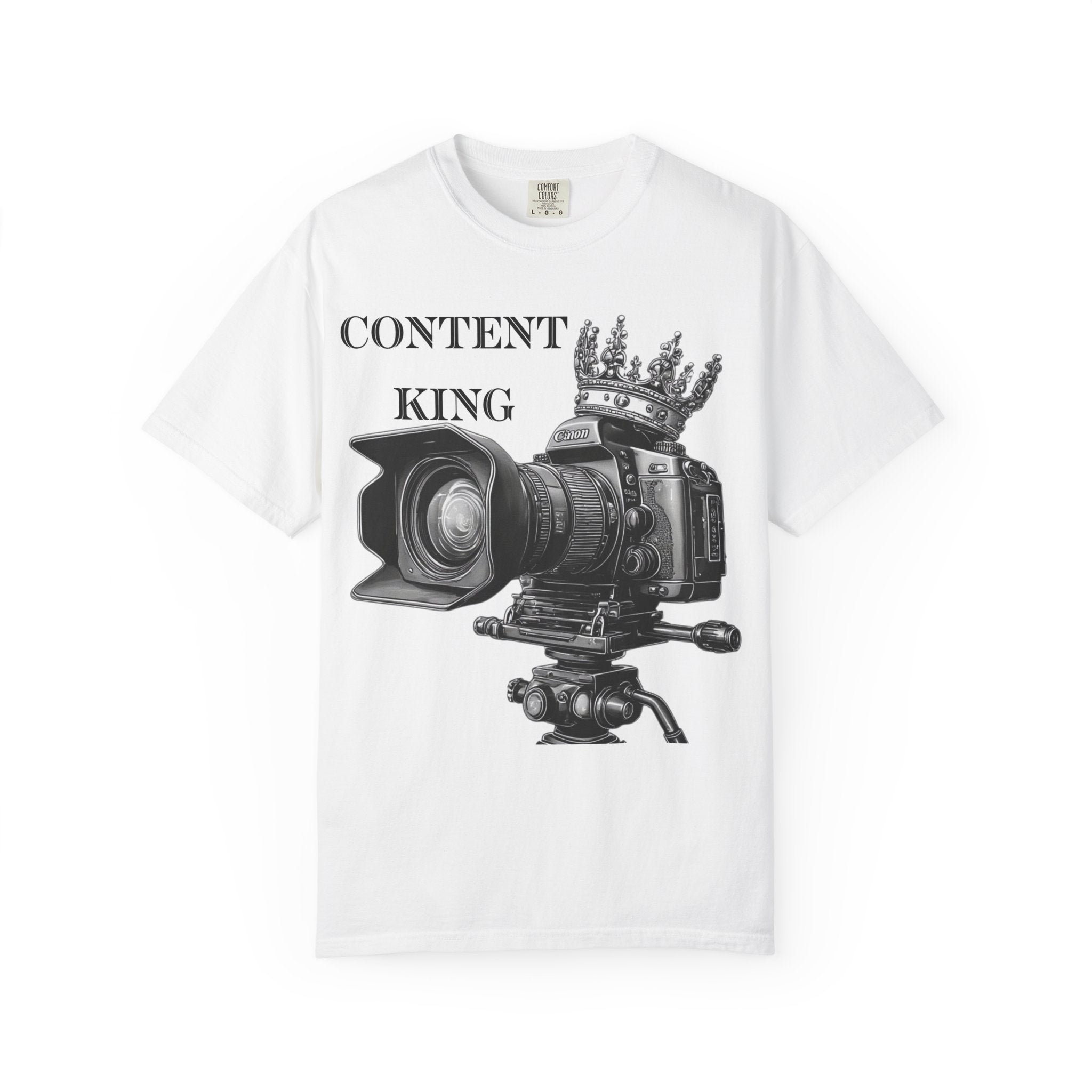 "Content King" Camera Graphic Tee
