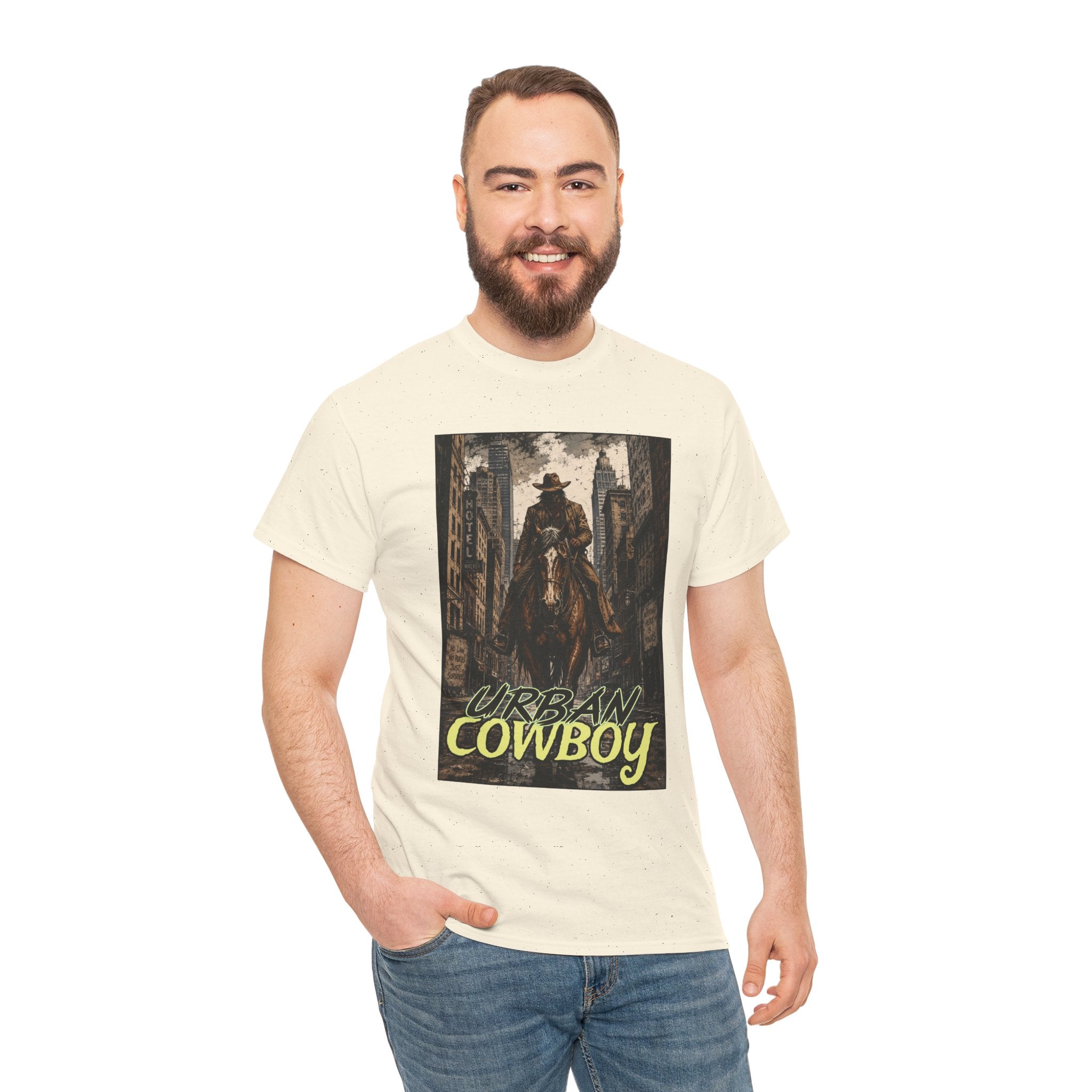 "Urban Cowboy" Retro City Cowboy Graphic Tee