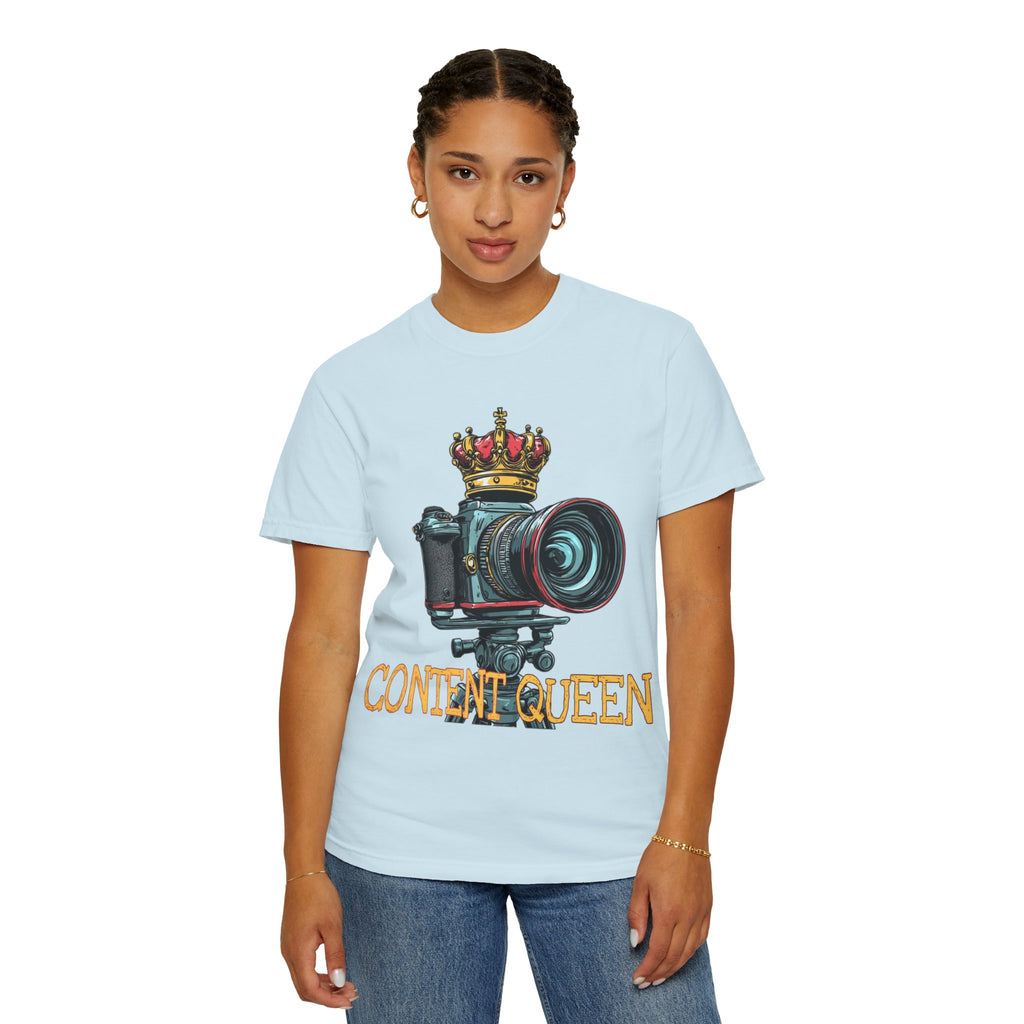 "Content Queen" Camera Graphic Tee