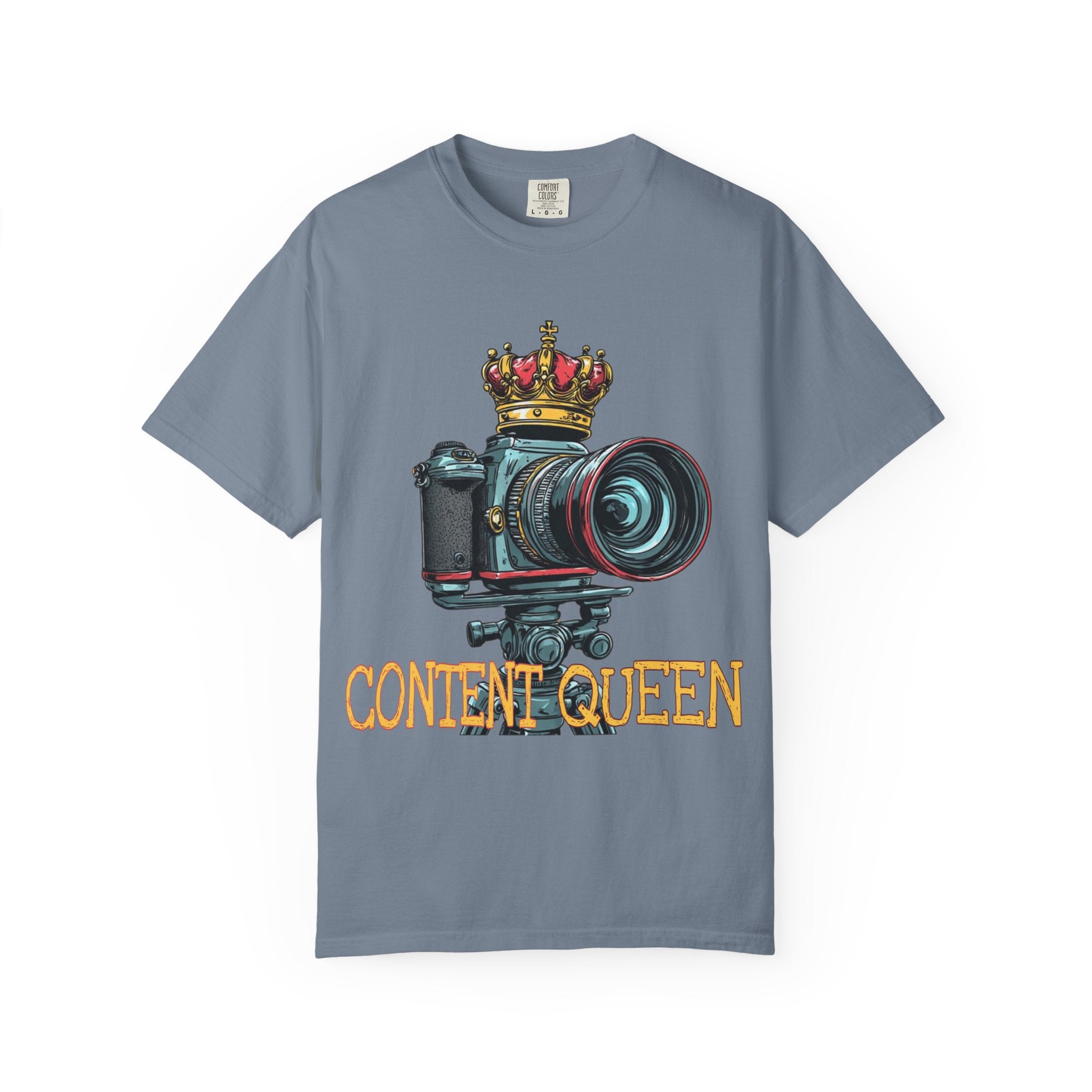 "Content Queen" Camera Graphic Tee